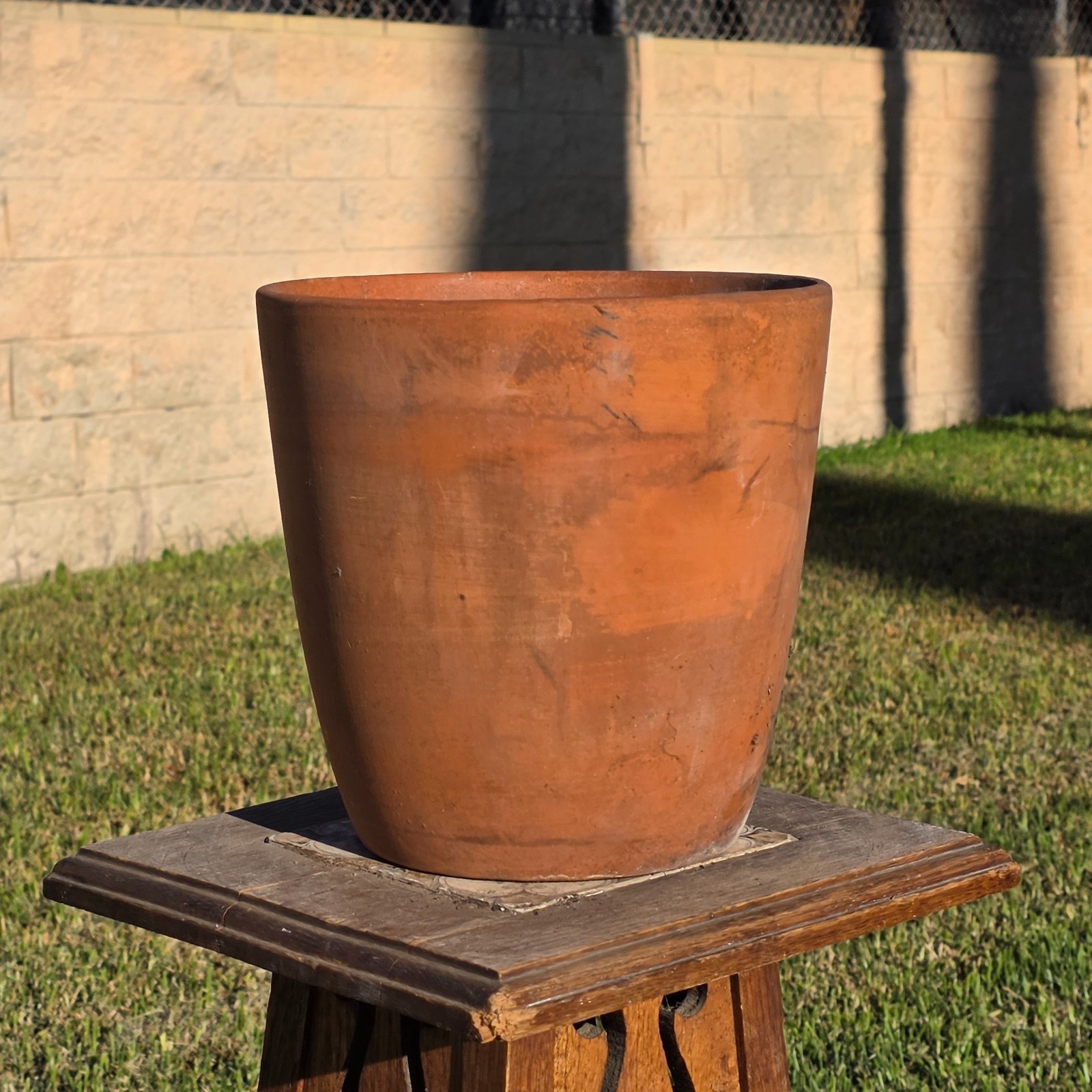 Vintage PMDI Terracotta Pot Pottery Mfg Mexico Heavy Clay Flower Planter 9\ Vintage PMDI Terracotta Pot Pottery Mfg Mexico Heavy Clay Flower Planter 9\