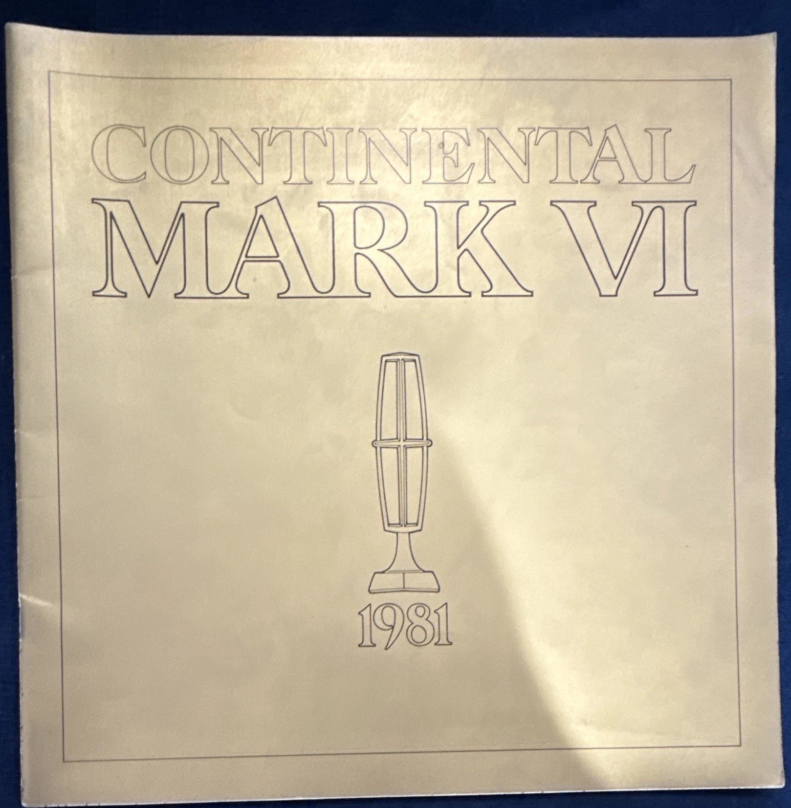 1980 Lincoln Continental Mark VI brochure catalog