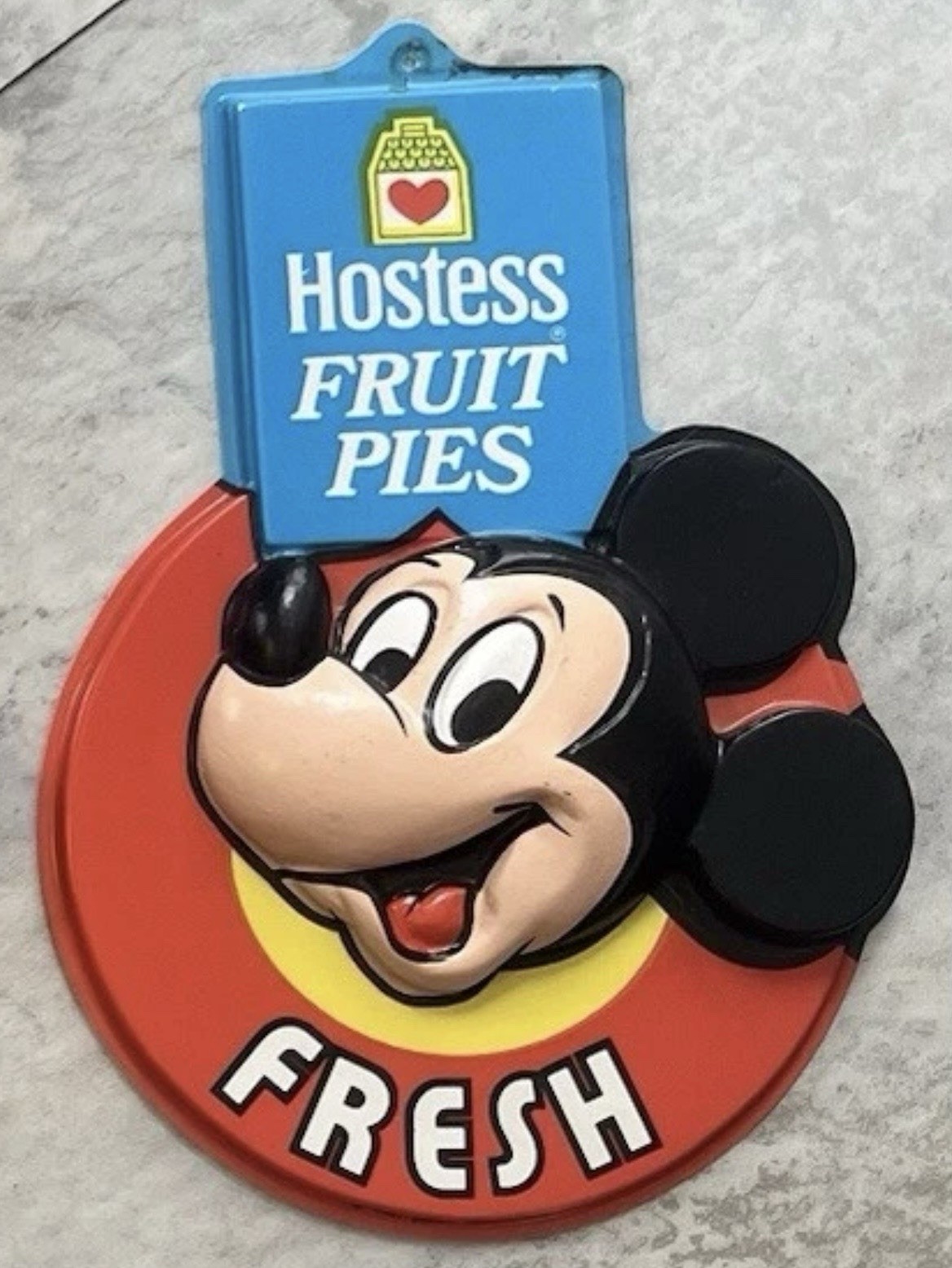 Disney Hostess Fruit Pies Mickey Mouse Fresh Grocery Store Promo Display