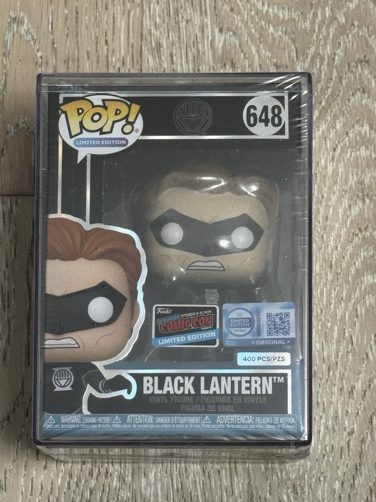 Funko POP Black Lantern Official NYCC 2026 Exclusive 400 PCS Sunday IN HAND