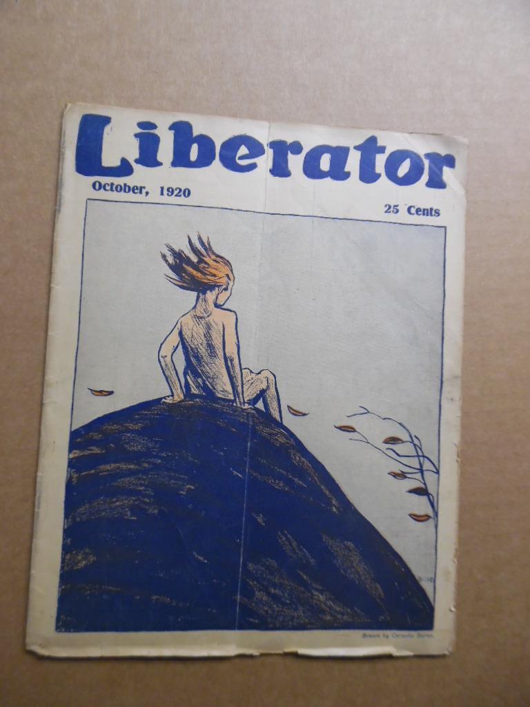 1920 LIBERATOR Magazine October Women\'s Suffrage Socialist Marxist Max Eastman