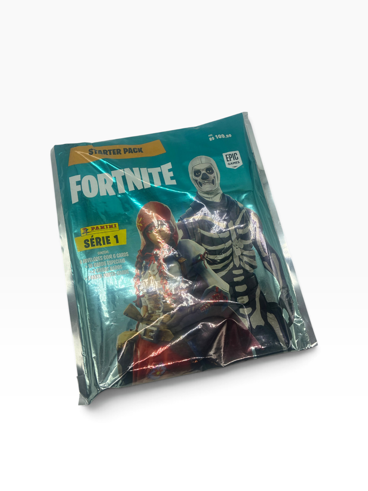 Panini Fortnite Series 1 2019 Mega Pack. 2x CRYSTAL SHARDS , 10x Holofoil
