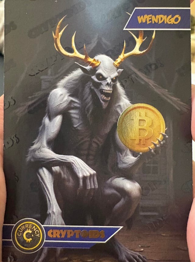 2025 Cardsmiths Currency Series 5 CRYPTOIDS WENDIGO #CPT-05 (Artist Proof)