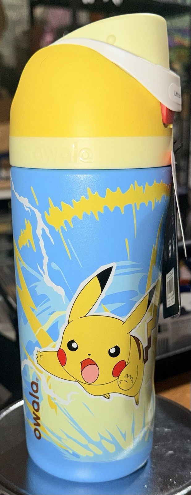 Pokemon X Owala 16oz Stainless Steel Special Ed. FreeSip Water Bottle Pikachu