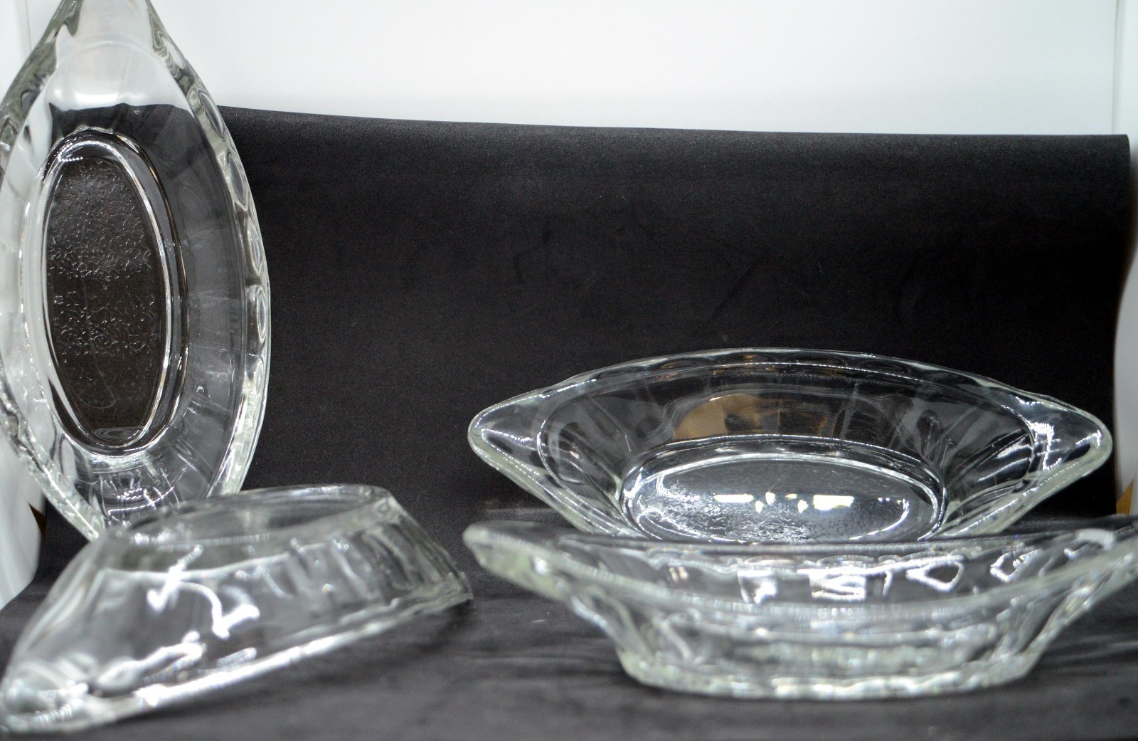 Vintage Glass Banana Split Dishes