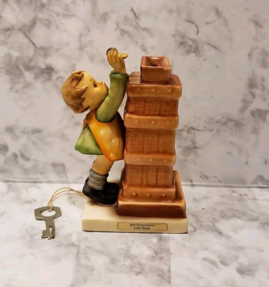 Vintage 1991 Hummel Figurine : Little Thrifty Coin Bank 118 Vintage 1991 Hummel Figurine : Little Thrifty Coin Bank 118