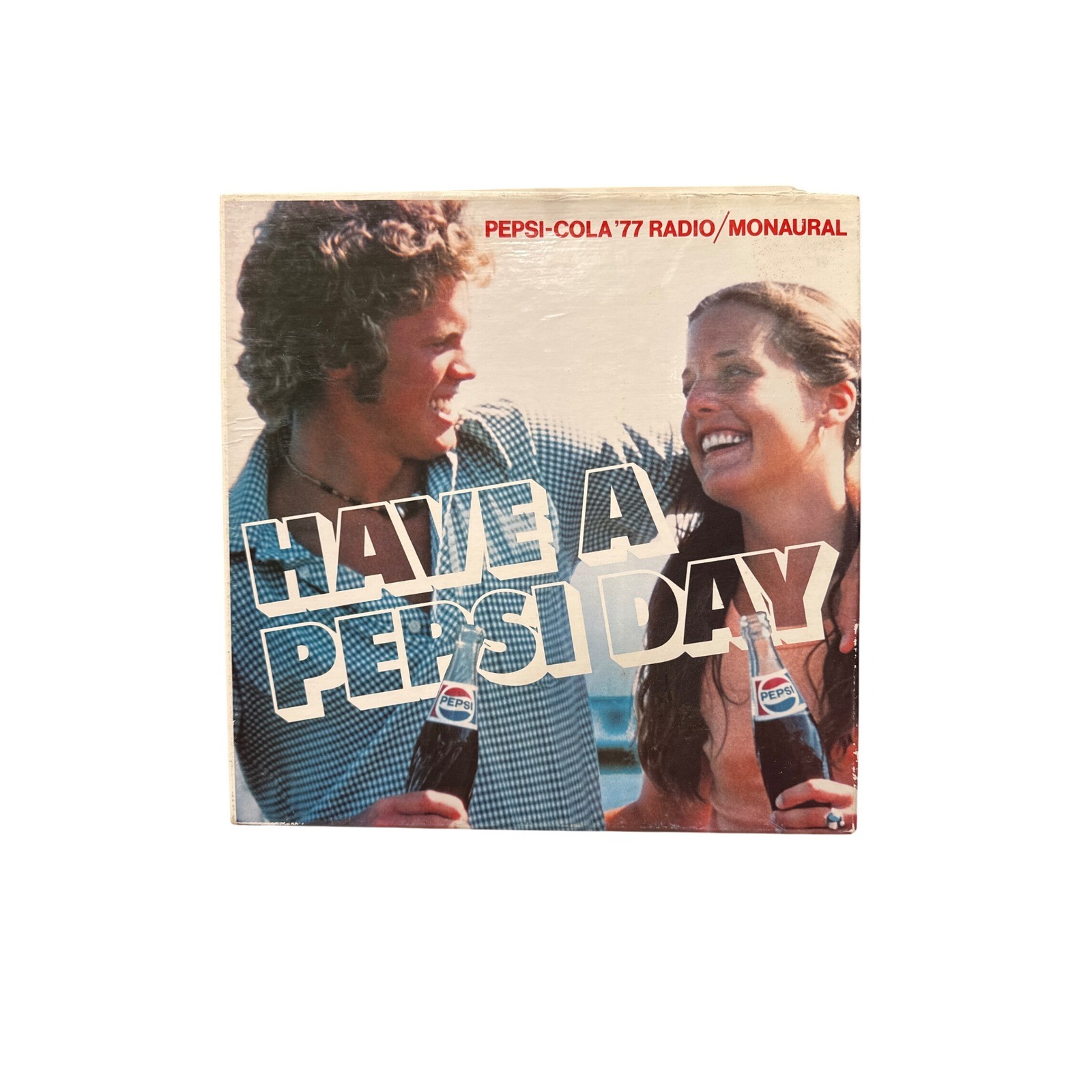 Vintage 1977 Pepsi-Cola Have A Pepsi Day Radio Promo Vinyl Record & Scripts BBDO