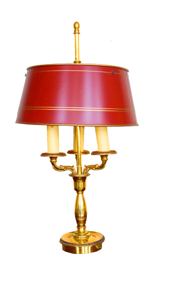 vintage french bouillotte table lamp
