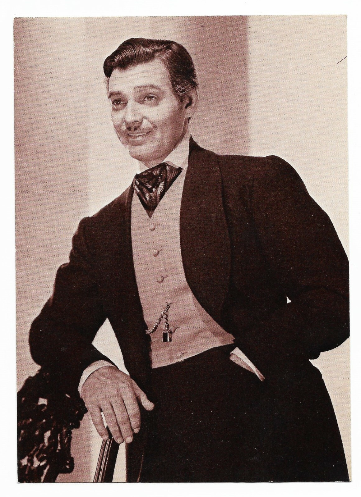 Vtg Fotocard Ludlow sales Clark Gable evening suit photo postcard Rare HTF
