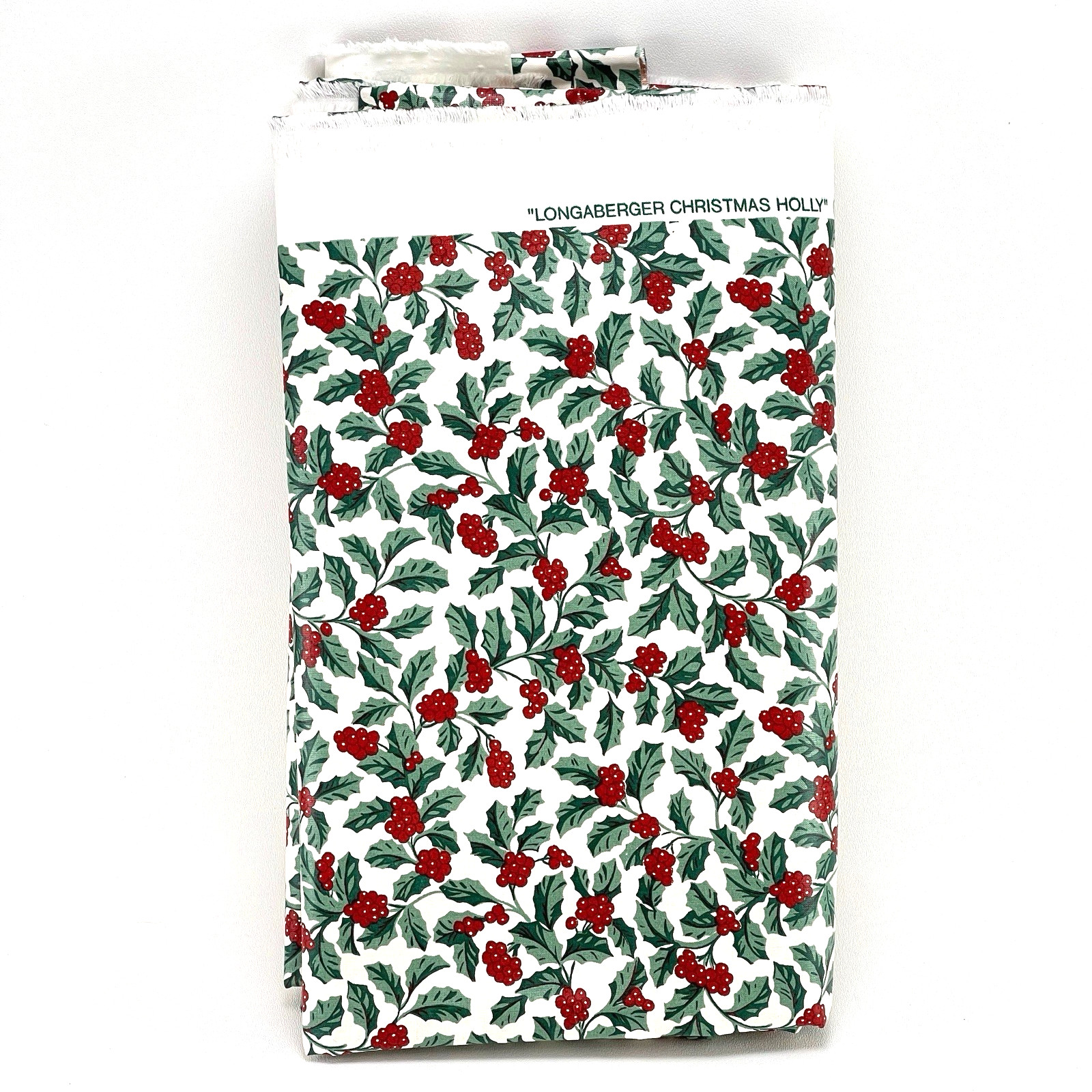 Longaberger Fabric Christmas Holly - 54