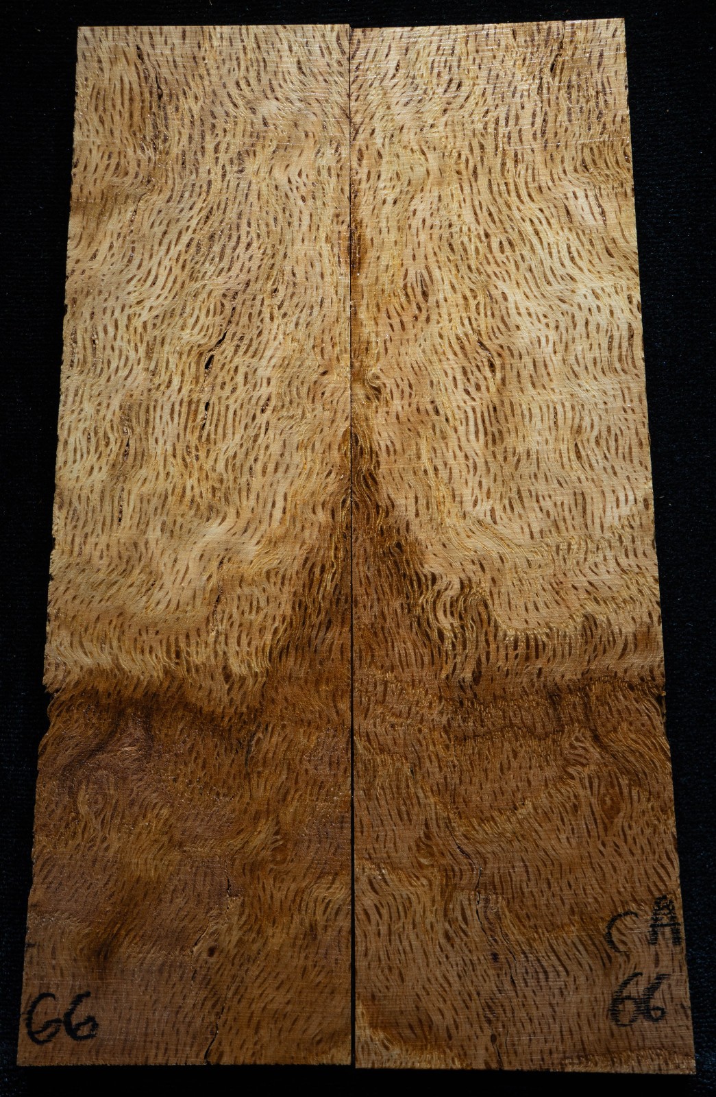 California Black Oak Burl #66 Knife Scales 7