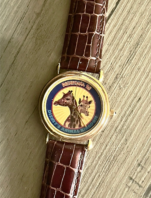 RARE HTF Vintage Disney’s Animal Kingdom Disneyana ‘98 Watch – Time Works – Orig