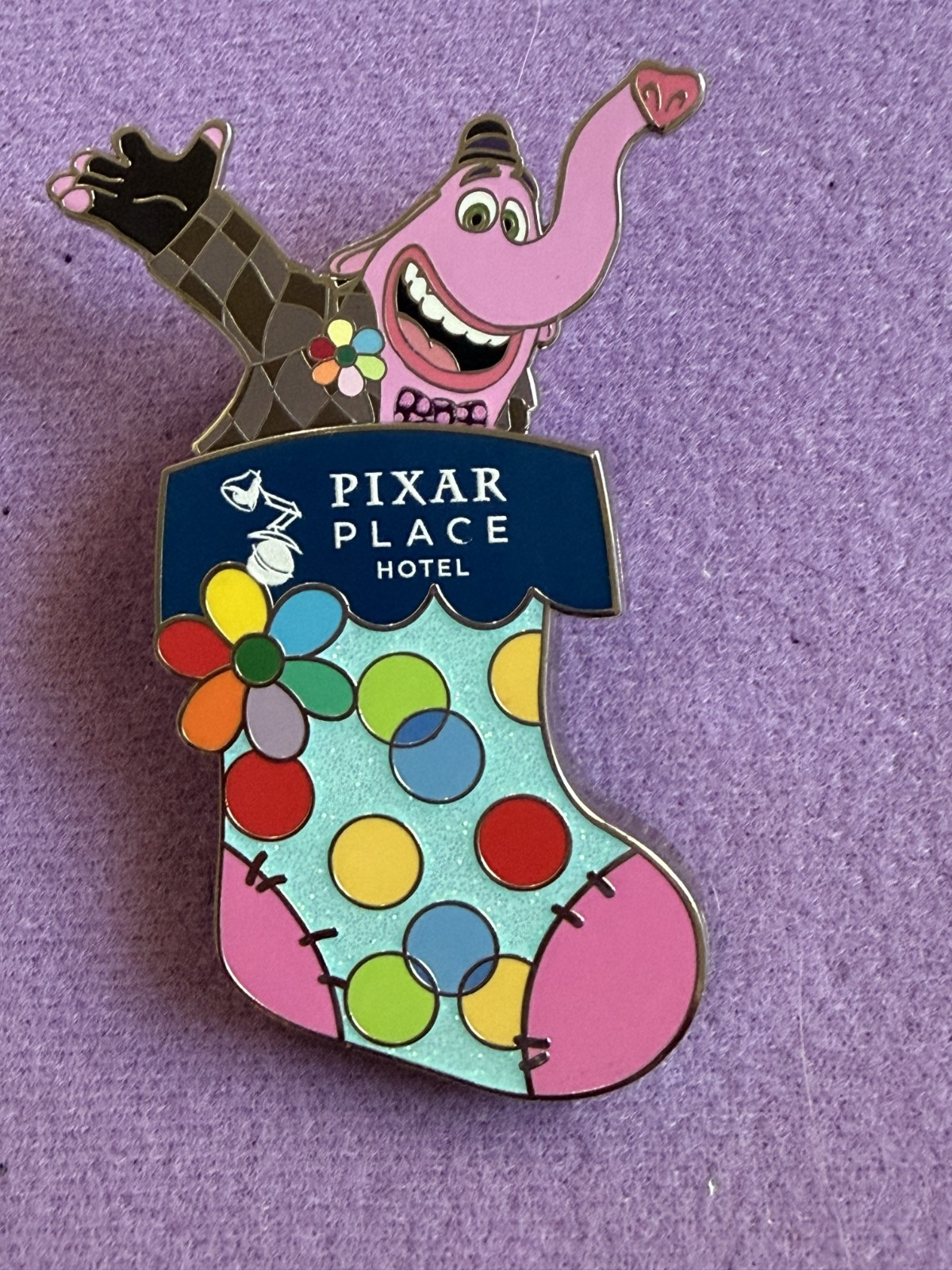 DISNEY AUTHENTIC PIN AP *ARTIST PROOF* INSIDE OUT PIXAR HOTEL BING BONG STOCKING