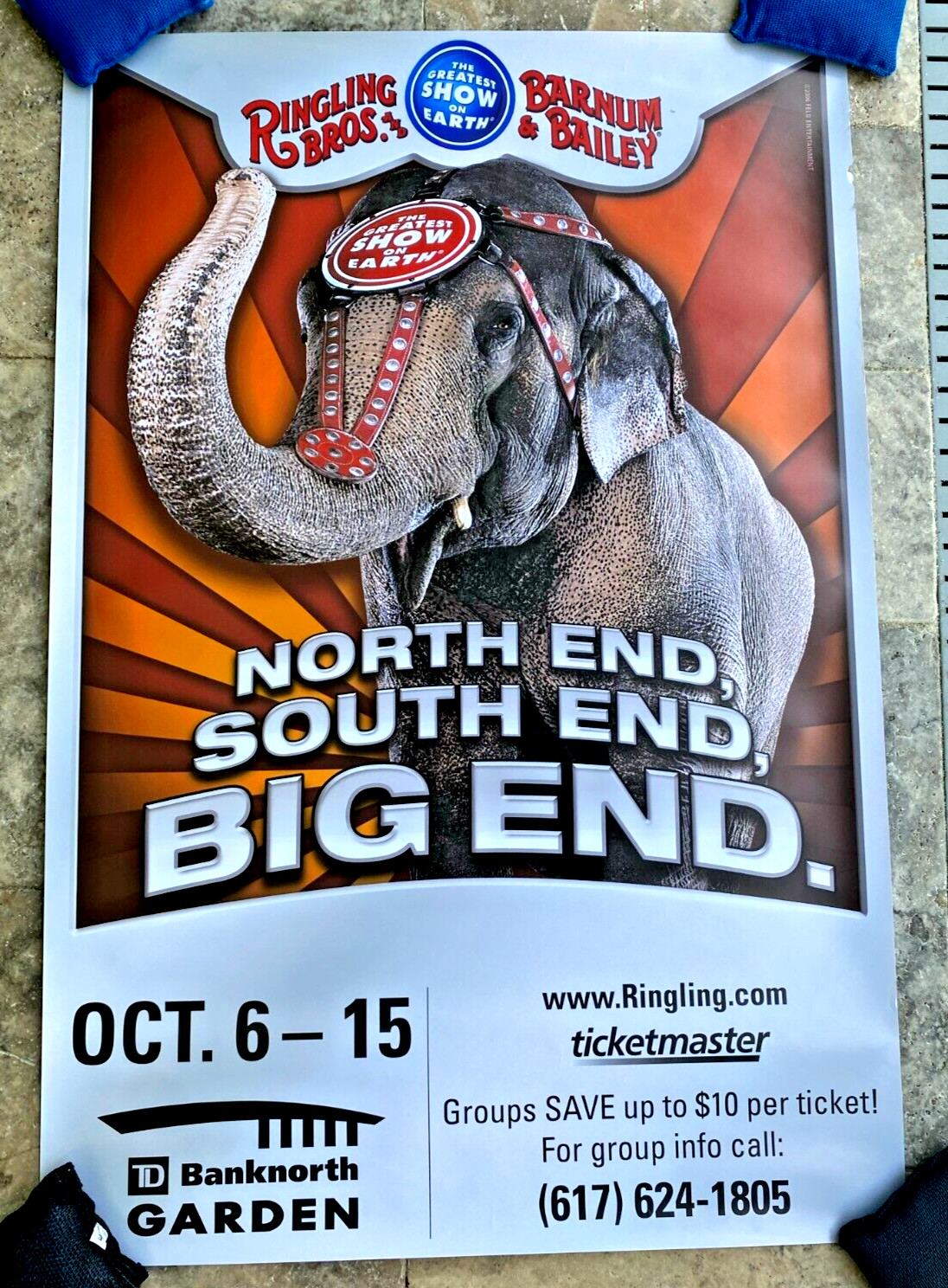 2006 Ringling Bros and Barnum & Bailey Circus Poster BOSTON 25\