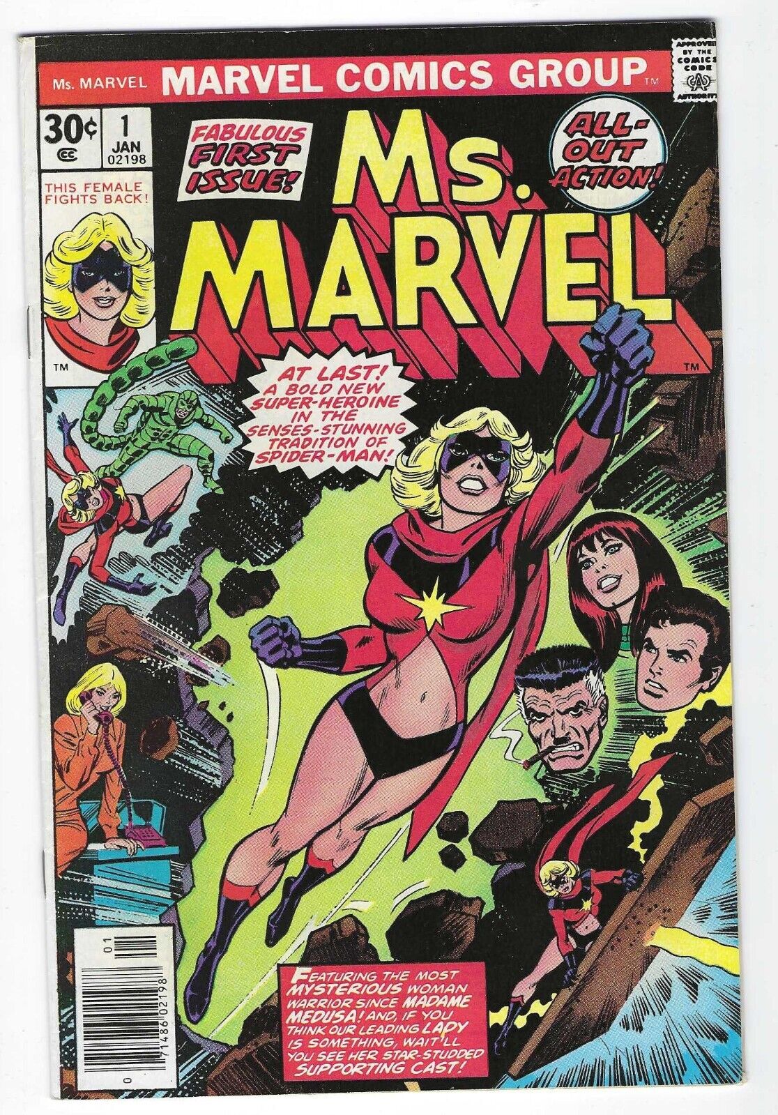 Ms. Marvel #1 1977 1st Appearance Of Carol Danvers Key - FINE