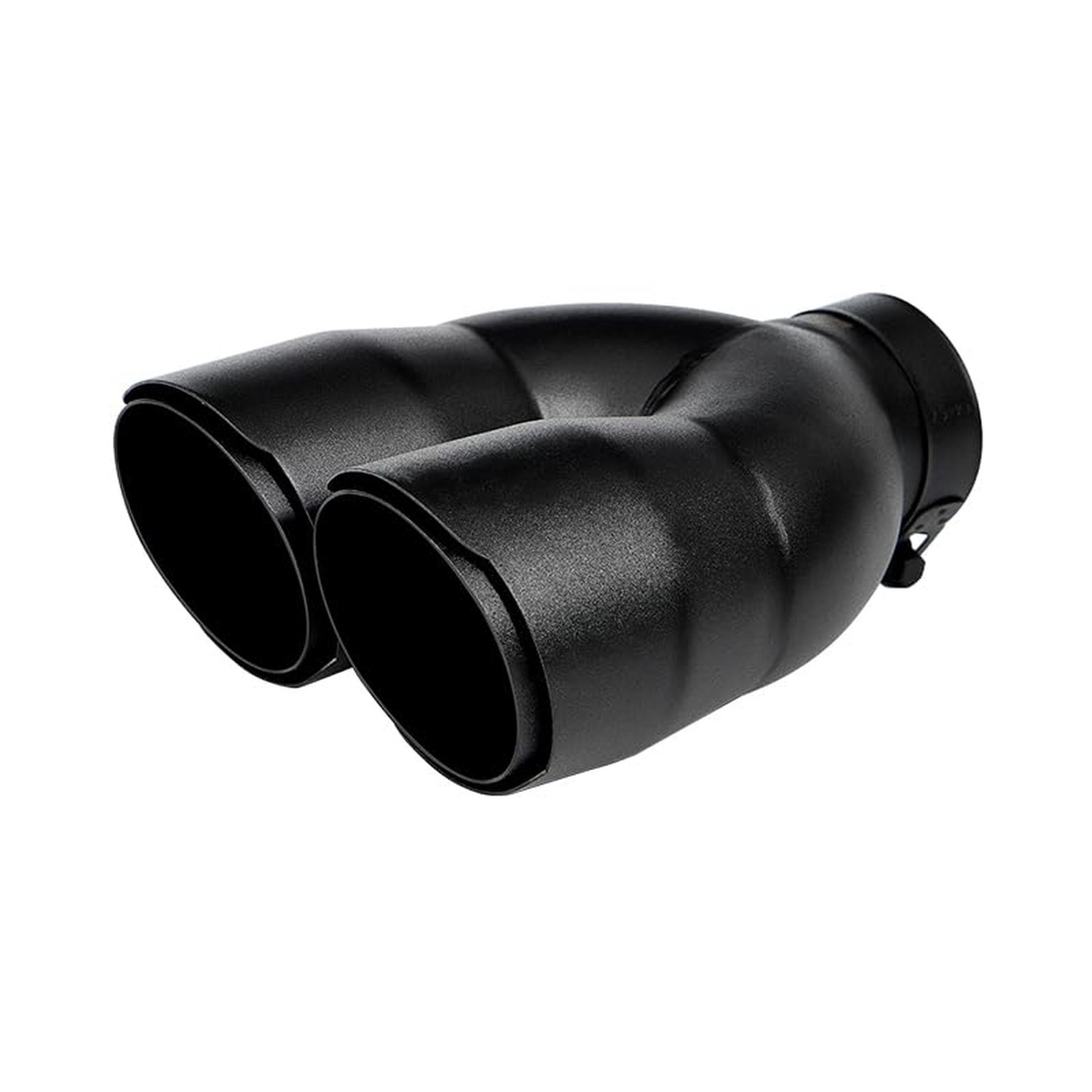 Black Dual Exhaust Outlet Tip,Black Coated Stainless Steel, 2.5\