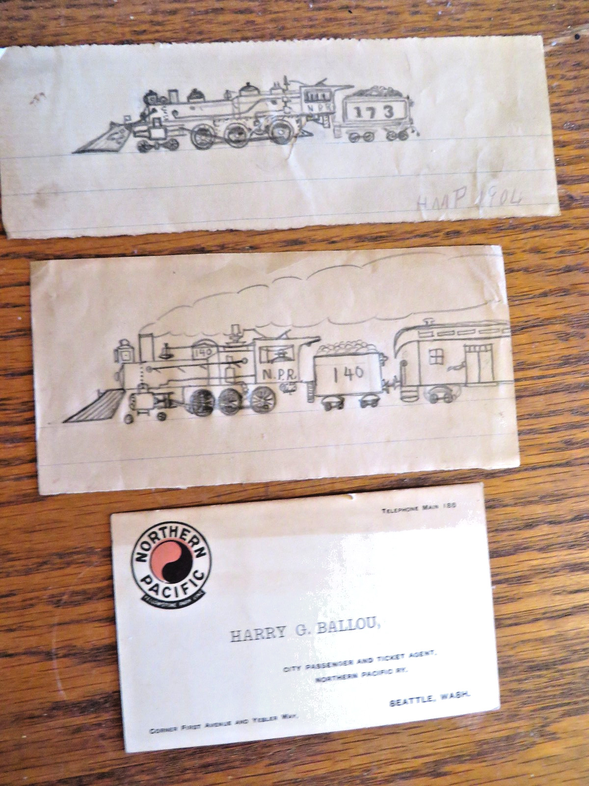 1904 Northern Pacific Railway Seattle to White Pass Yukon Route Gold Rush Pass