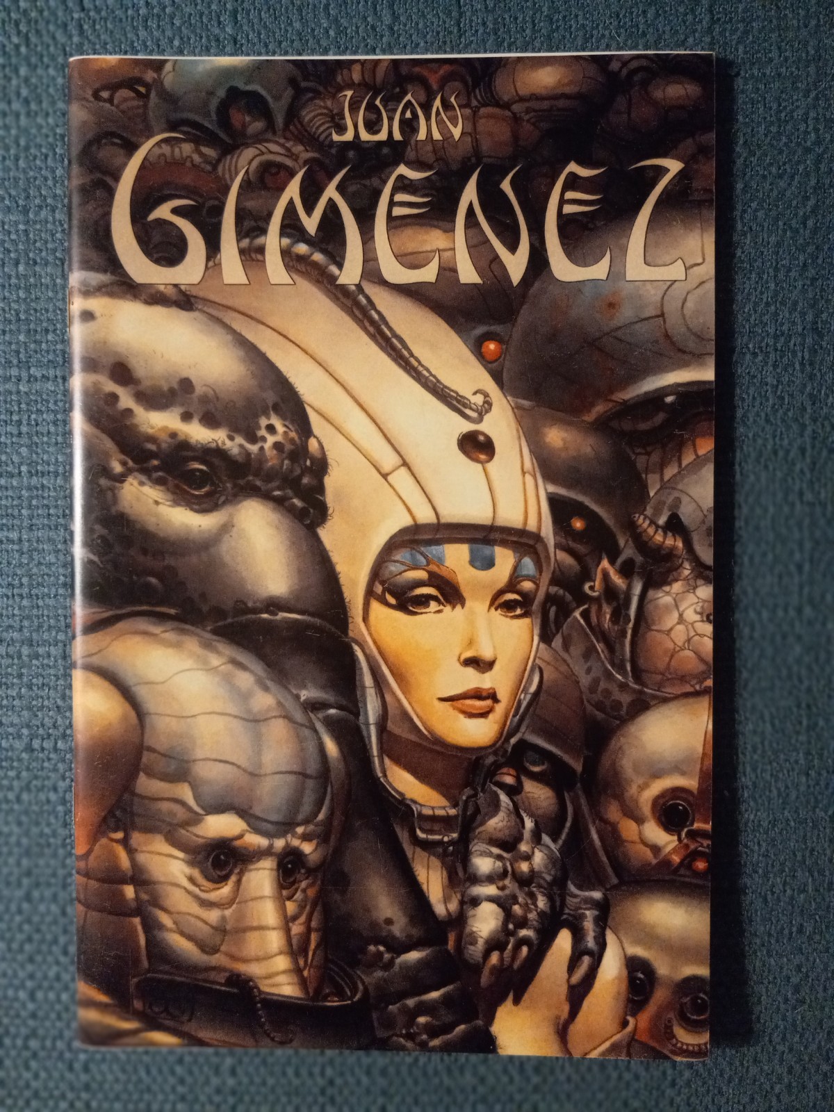 JUAN GIMENEZ 5.5 X 8.5 Inch Art Paperback From 2008 SIGNED By The Artist OOP