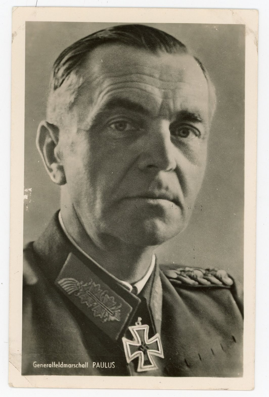 Generalfeldmarschall Friedrich Paulus - Vintage WWII Era Picture Postcard