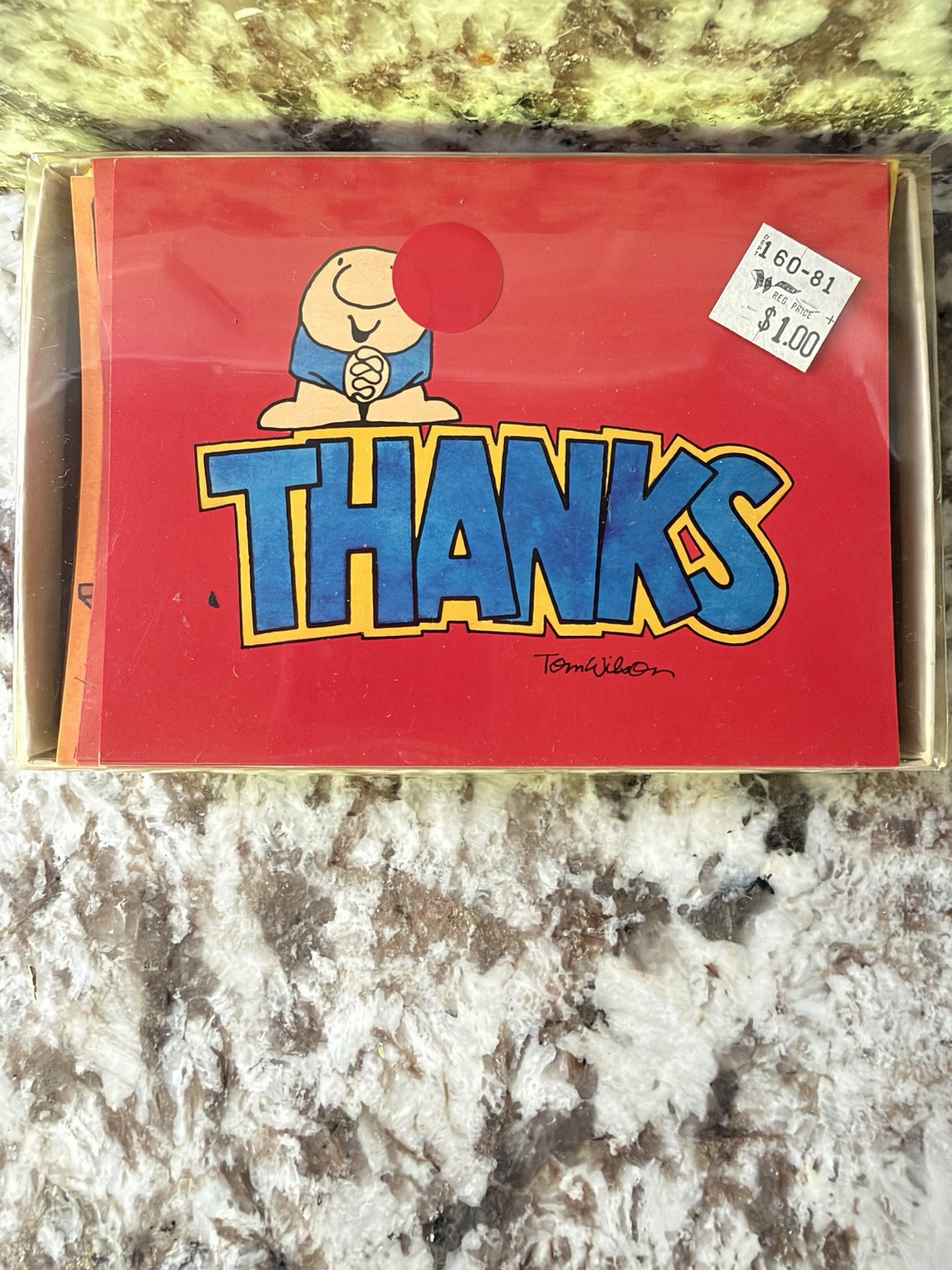Ziggy American Greetings Tom Wilson Thank you Cards Sealed Vintage 10 Cards