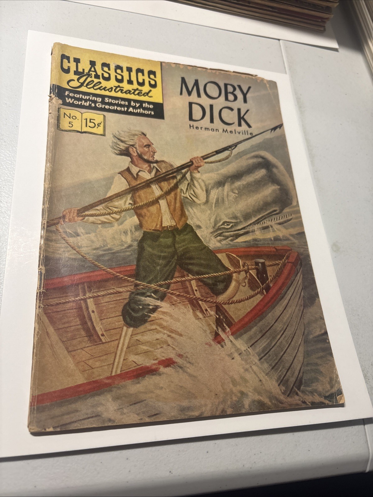 Classics Illustrated #5 Moby Dick by Herman Melville We Combine Shipping ￼