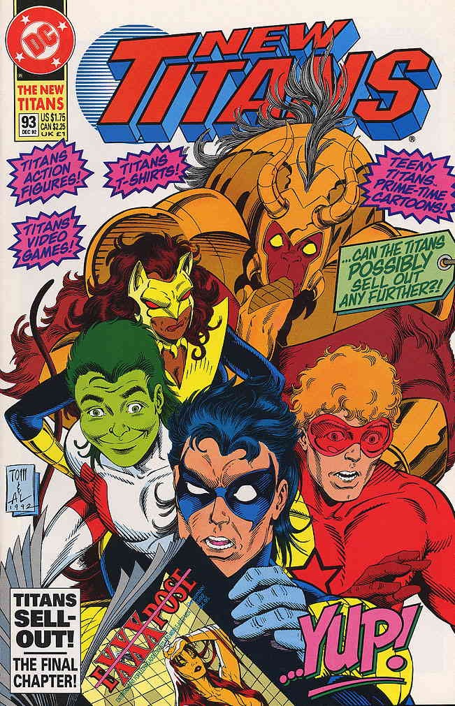 New Titans, The #93 FN; DC | Marv Wolfman - w/Bag+Board