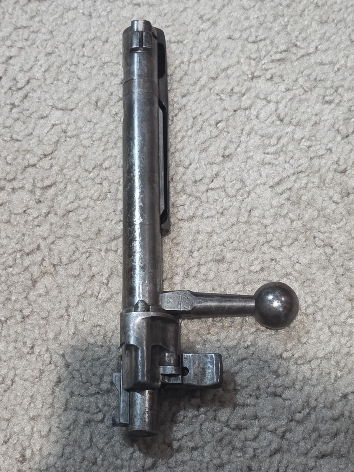 German Gewehr 98 M98 Straight Handle Mauser Bolt Complete Bolt Assembly German Gewehr 98 M98 Straight Handle Mauser Bolt Complete Bolt Assembly