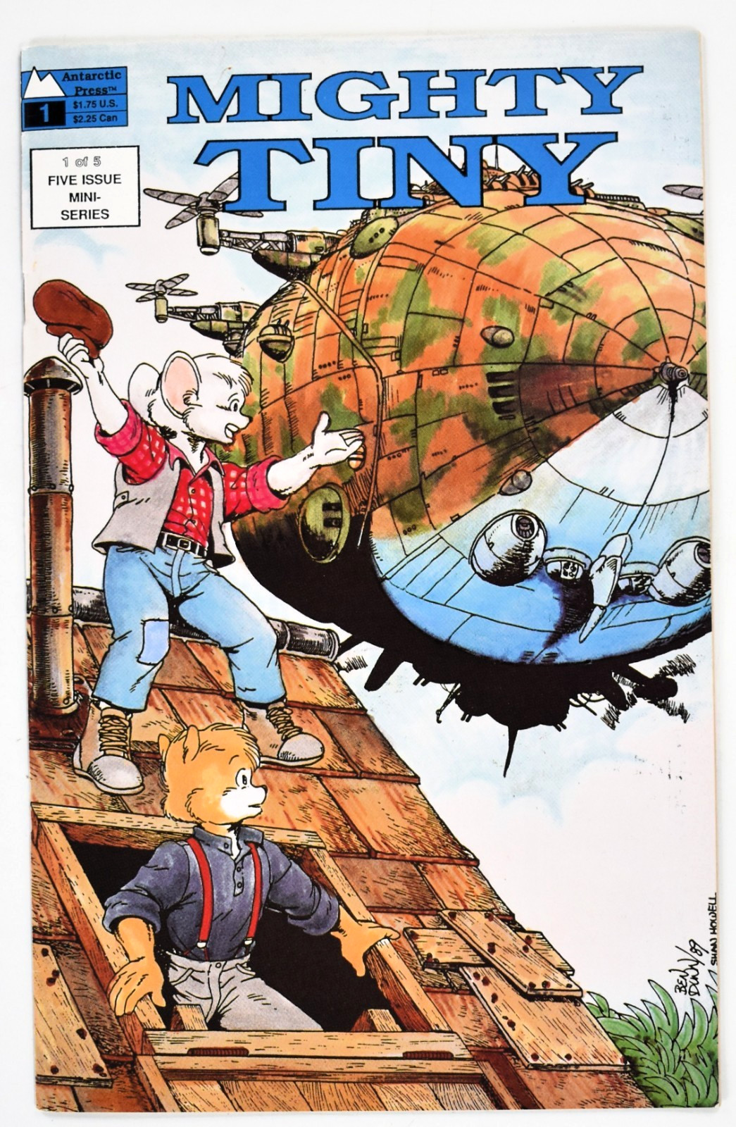 Mighty Tiny #1 Furry Anthropomorphic Animals 1st Print Antarctic Press (1989)