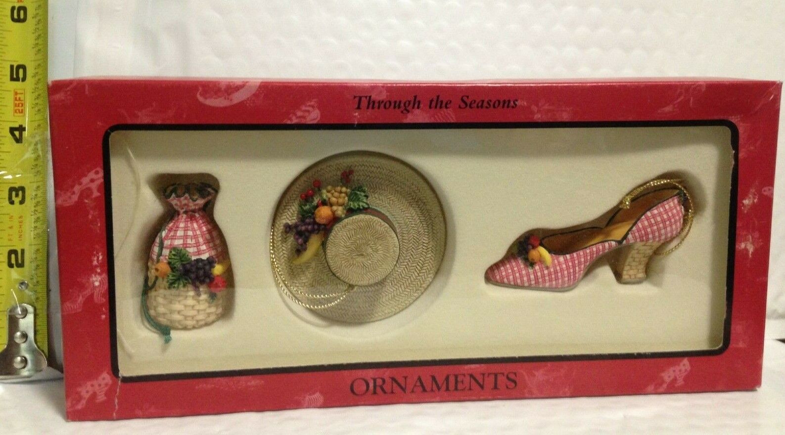  Sandy\'s Closet - Juliette Ornament Assortment, Shoe, Hat & Purse, 18722, New