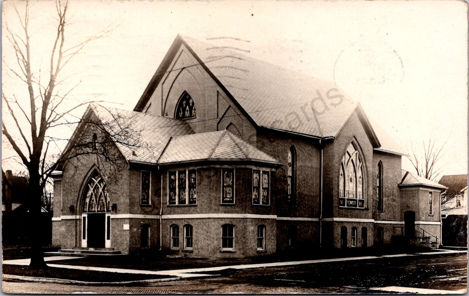 K7/ Princeton Illinois RPPC Postcard c20s Mission Church Building  723