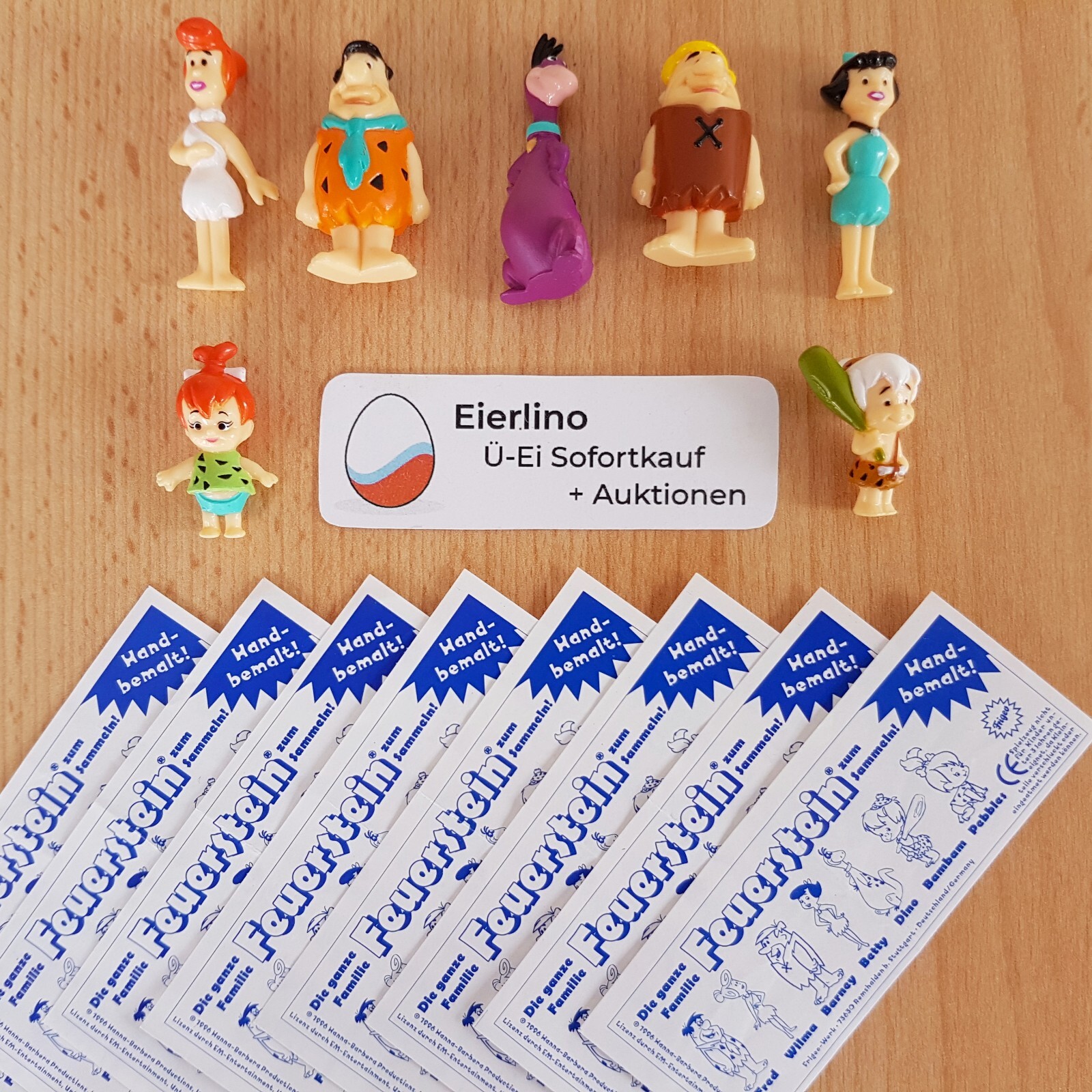 Vintage 90s FLINTSTONES FIGURINES SET miniature figures handpaint Hanna Barbera Vintage 90s FLINTSTONES FIGURINES SET miniature figures handpaint Hanna Barbera