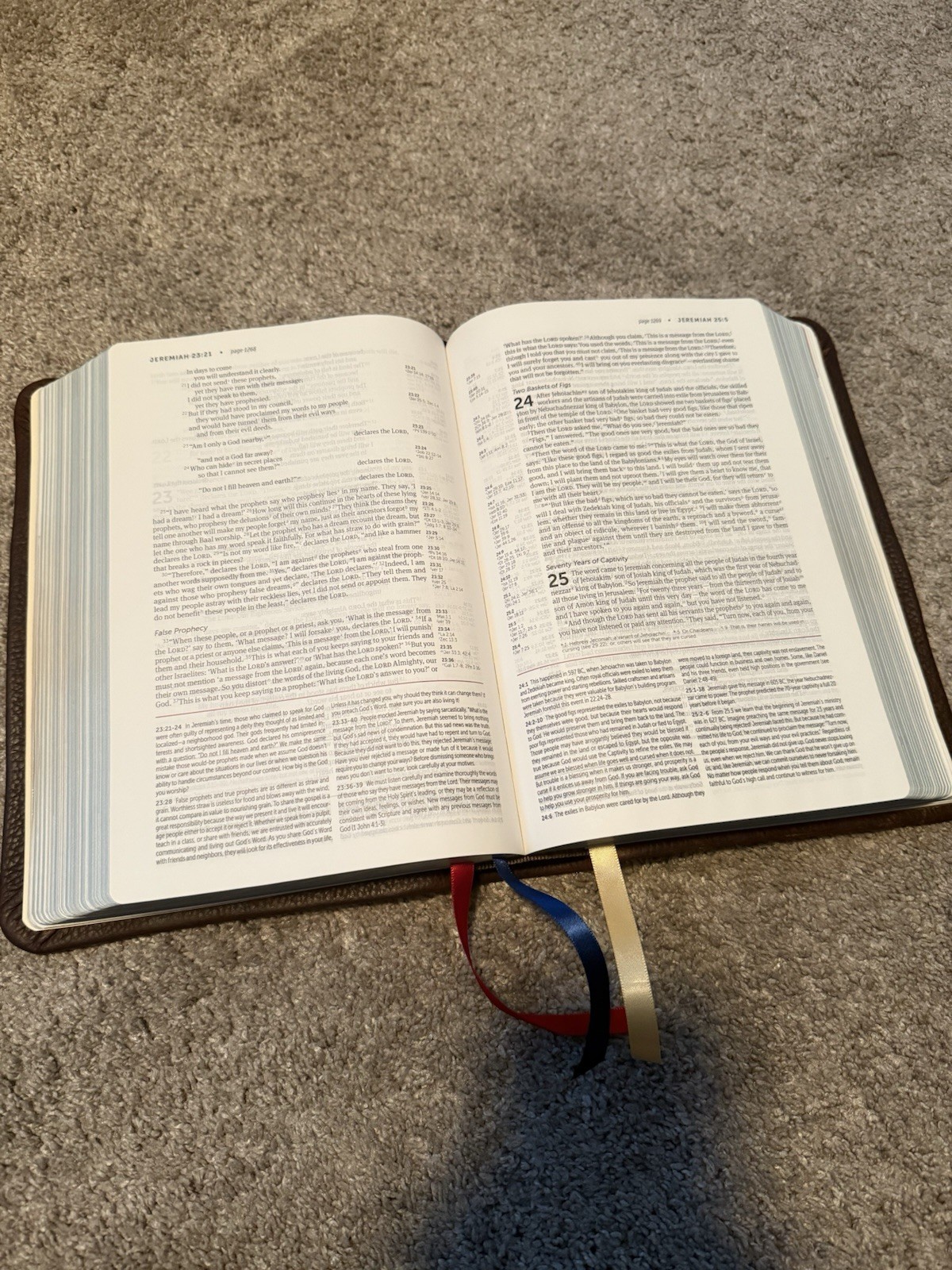NIV Life Application Study Bible LASB - 3rd Edition - Rebound in Buffalo Leather
