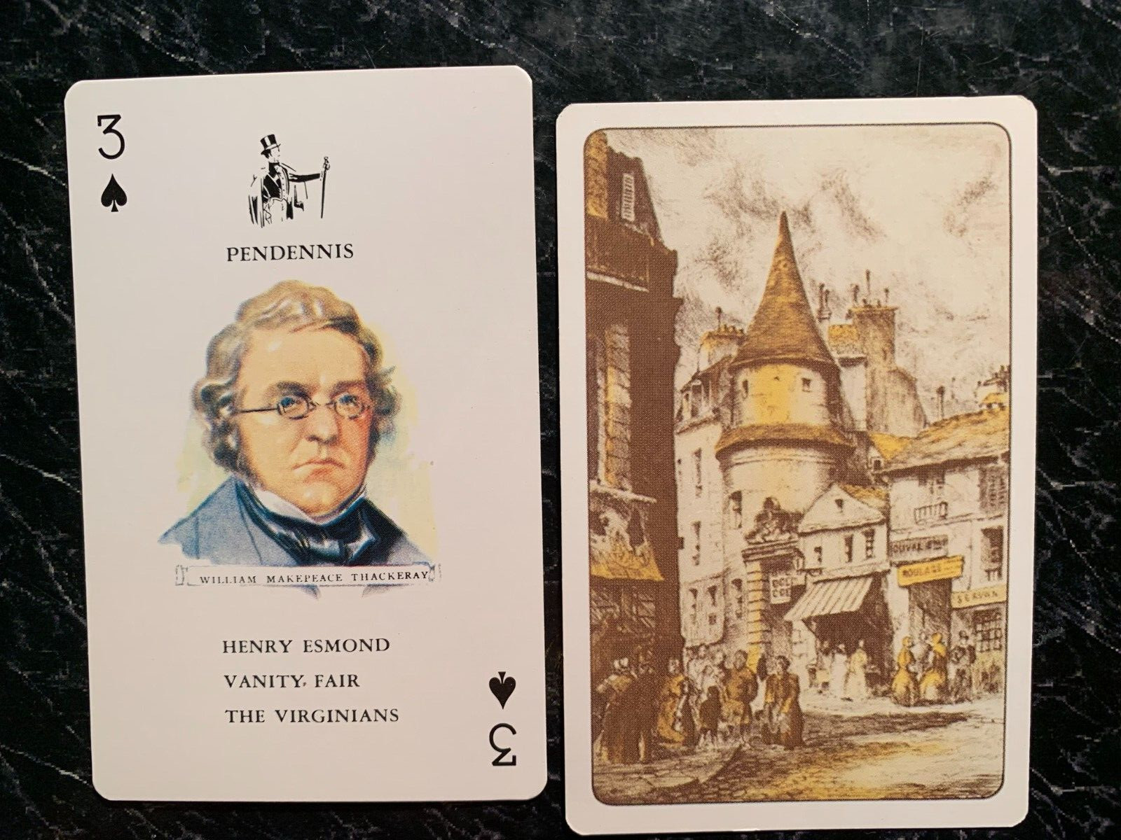 Swap Playing Card AUTHORS WILLIAM THACKERAY Pendennis 2003 Swap Playing Card AUTHORS WILLIAM THACKERAY Pendennis 2003
