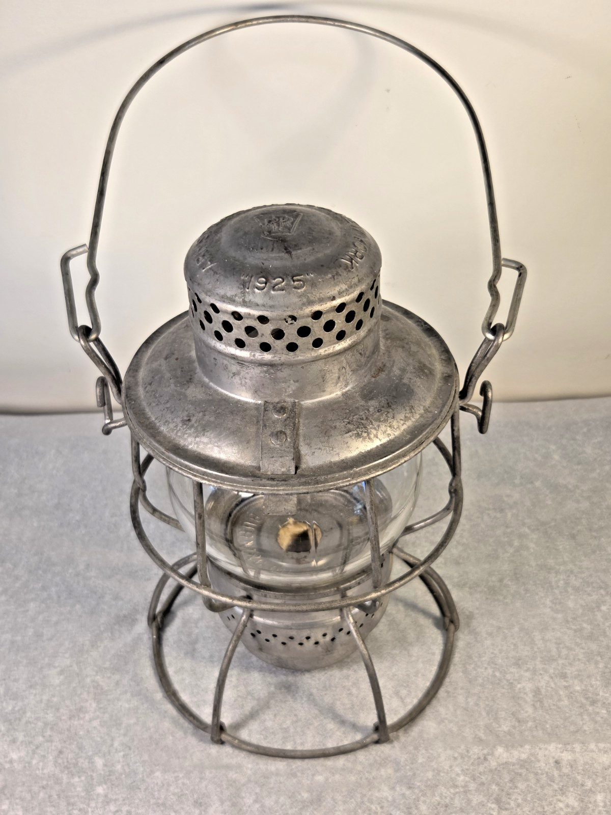 Antique 1925 Armspear PRR Railroad Lantern Pennsylvania Railroad Complete