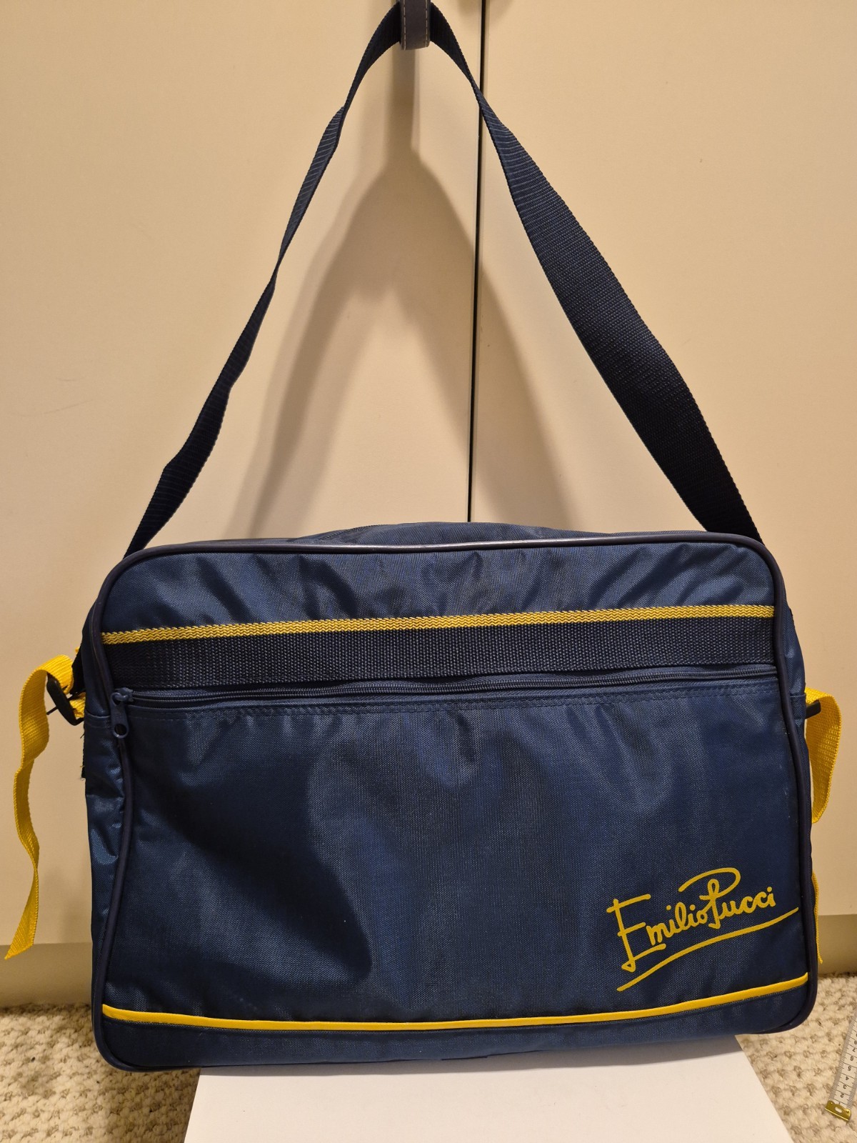Vintage MINT RARE Emilio Pucci Flight Bag/Carry-on Circa 70\'s/\'80s Logo AUTH