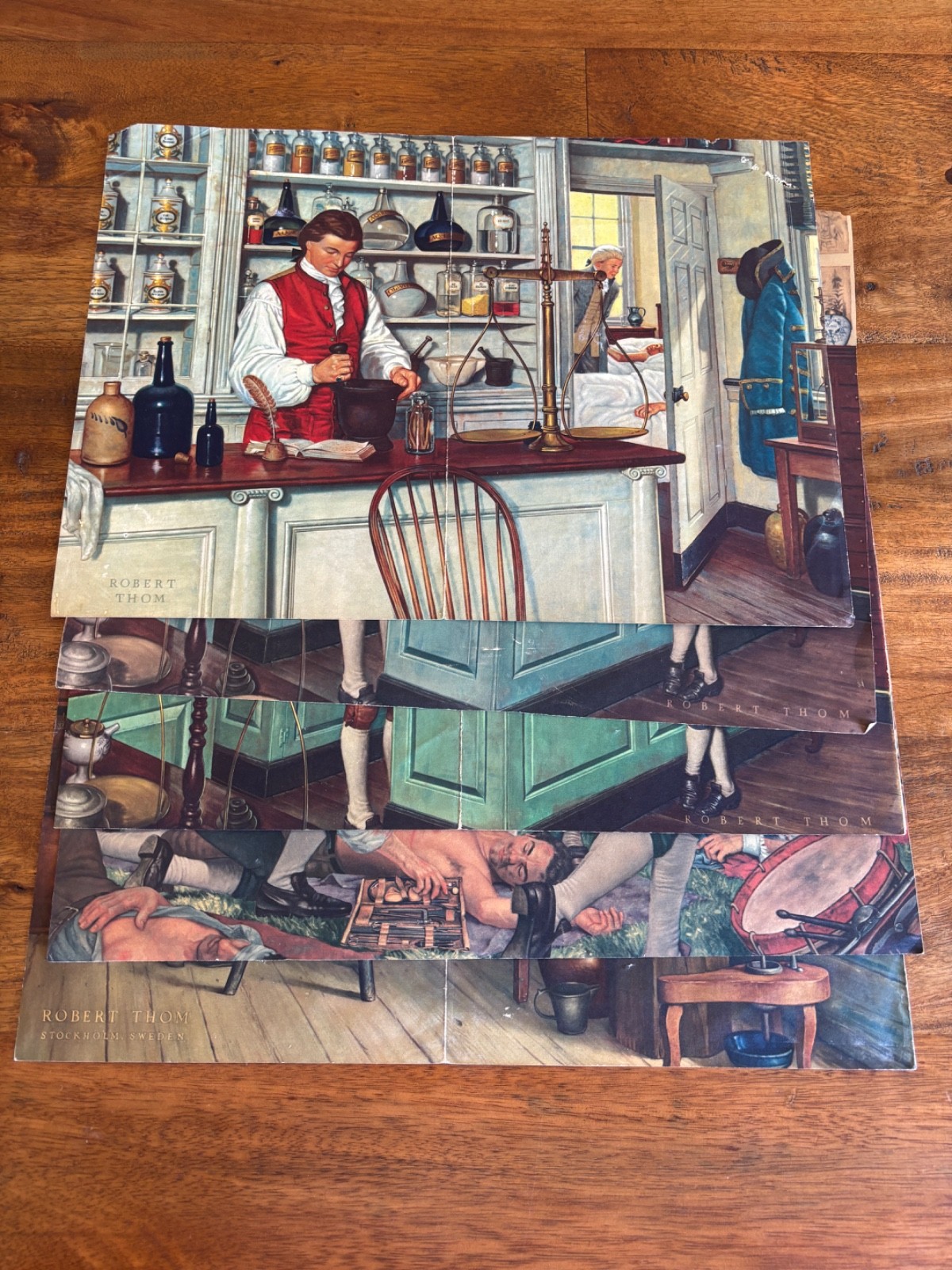 1950s Antique Prints lot (5) History of Pharmacy Parke Davis & Company 16\