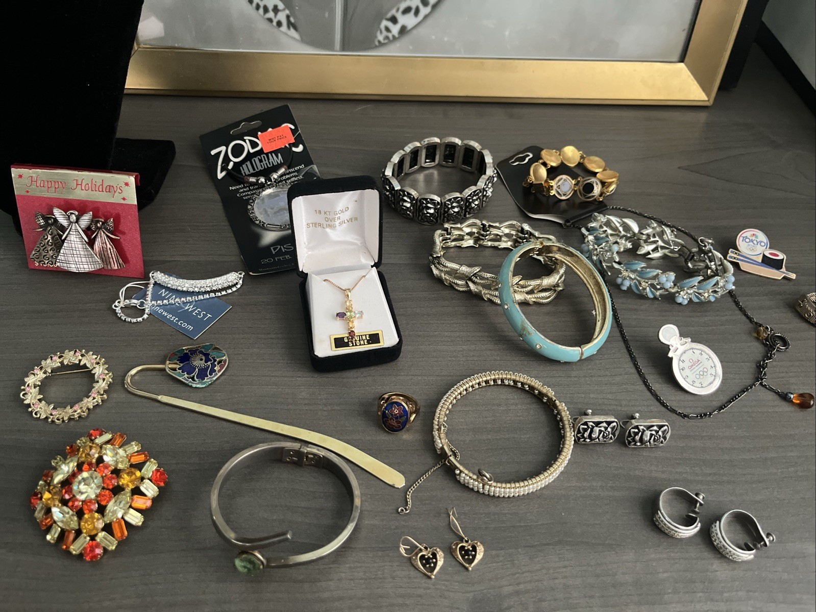 Grandma\'s Vintage Jewelry Lot Estate Items