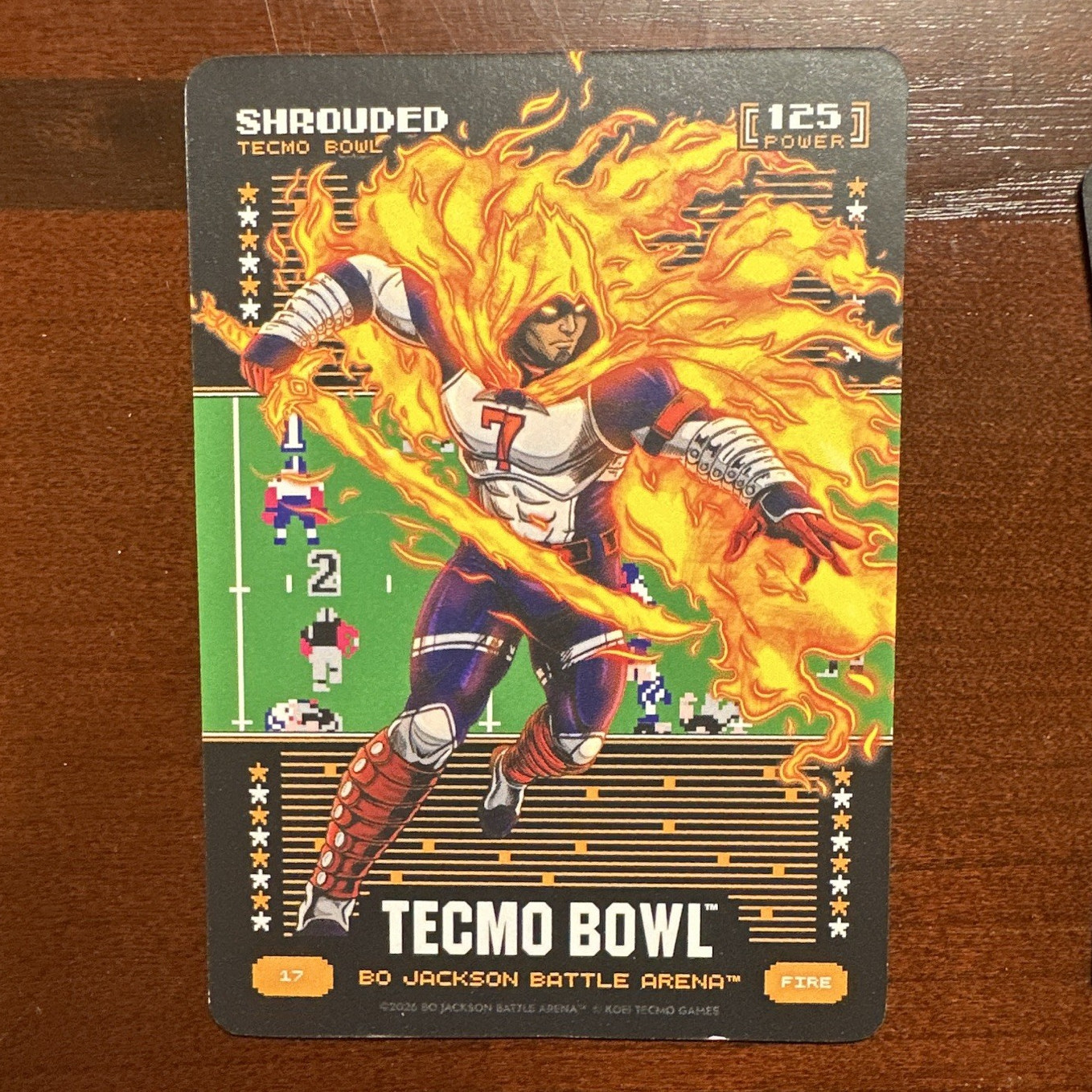 2026 Bo Jackson Battle Arena Tecmo Bowl Fire #17 Shrouded- C.J. Stroud