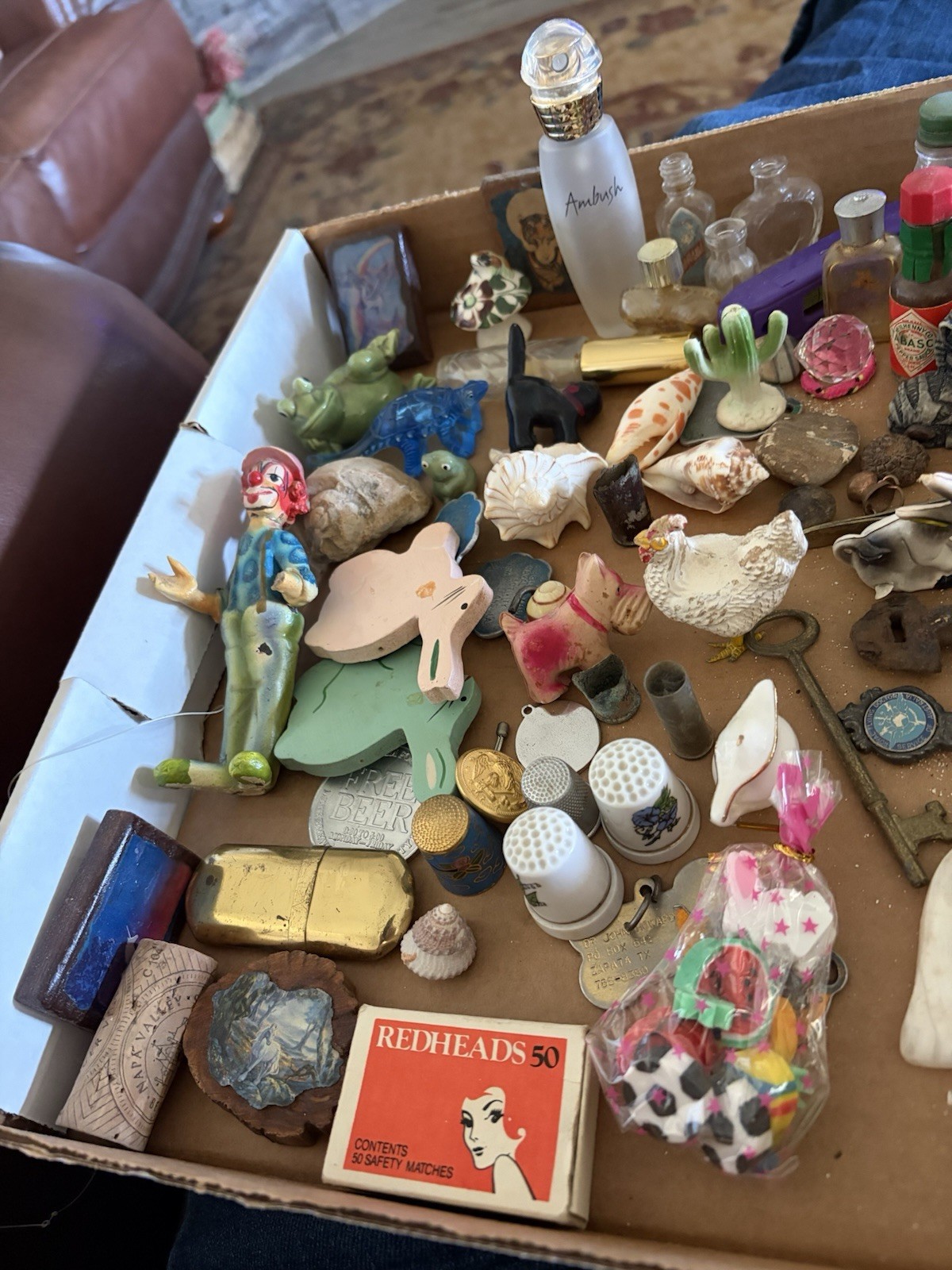 Large Antique/Vintage Misc Variety Junk Drawer Lot’s Of Littles,many Perfume Bt