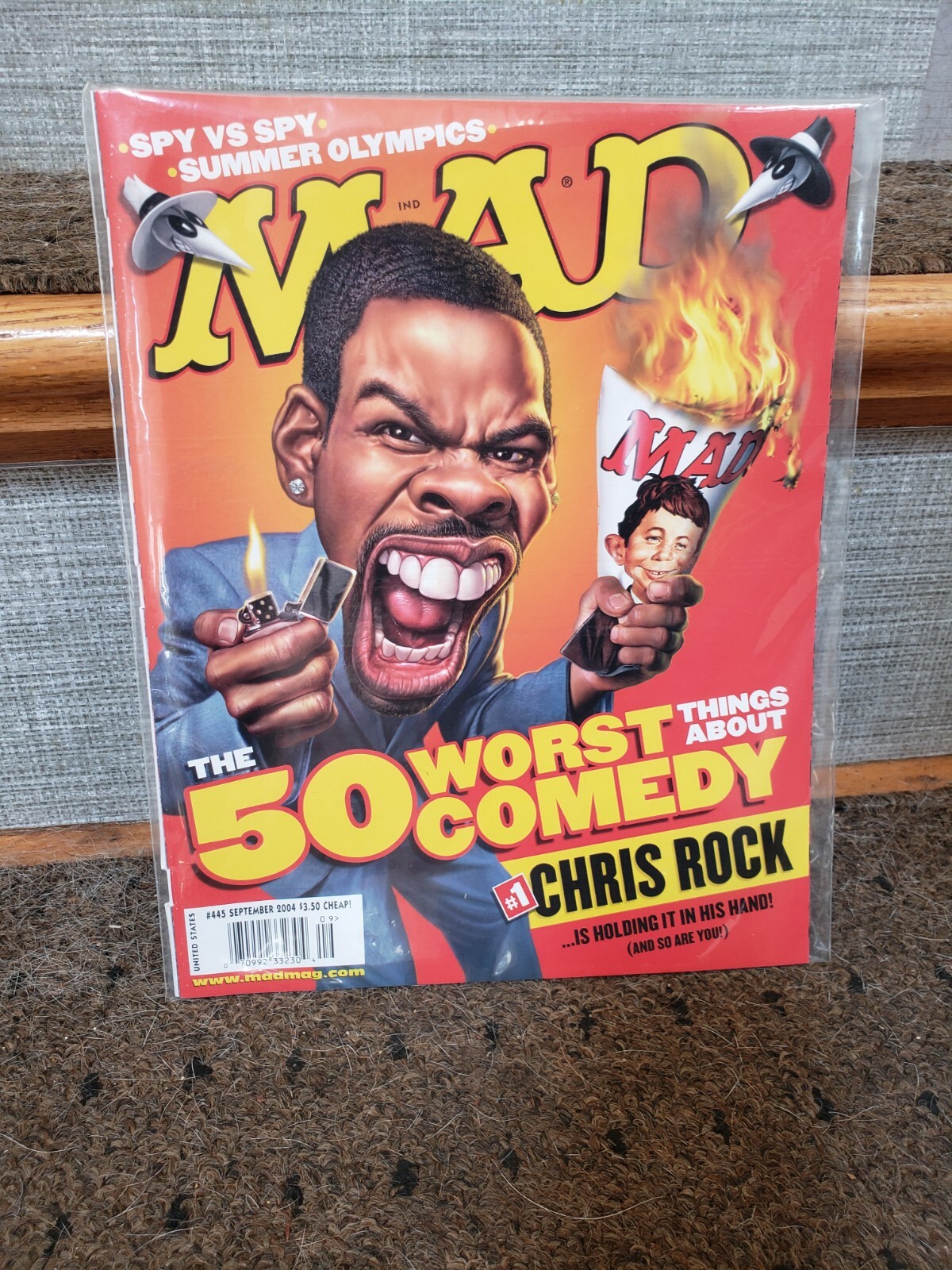 September 2004 MAD Magazine #445 Chris Rock Issue.