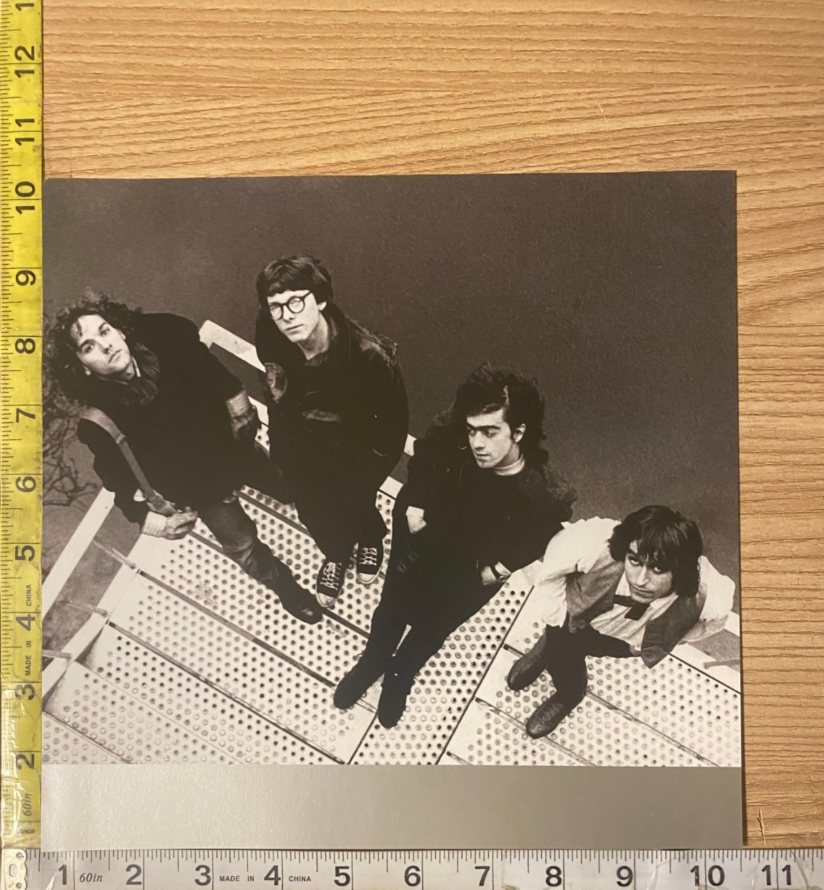 REM Band Promotional Posed Studio 1984 Scene Book Photograph