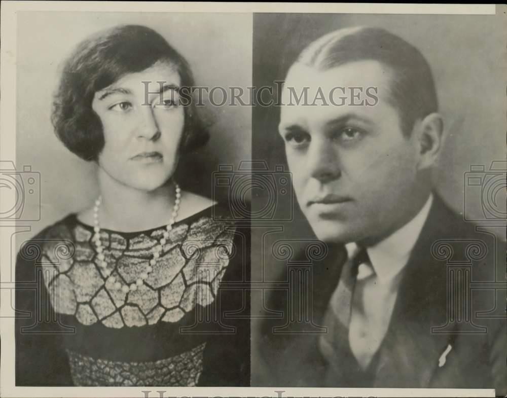 1934 Press Photo Kidnapping victim William Hamm and wife Marie of St. Paul MN