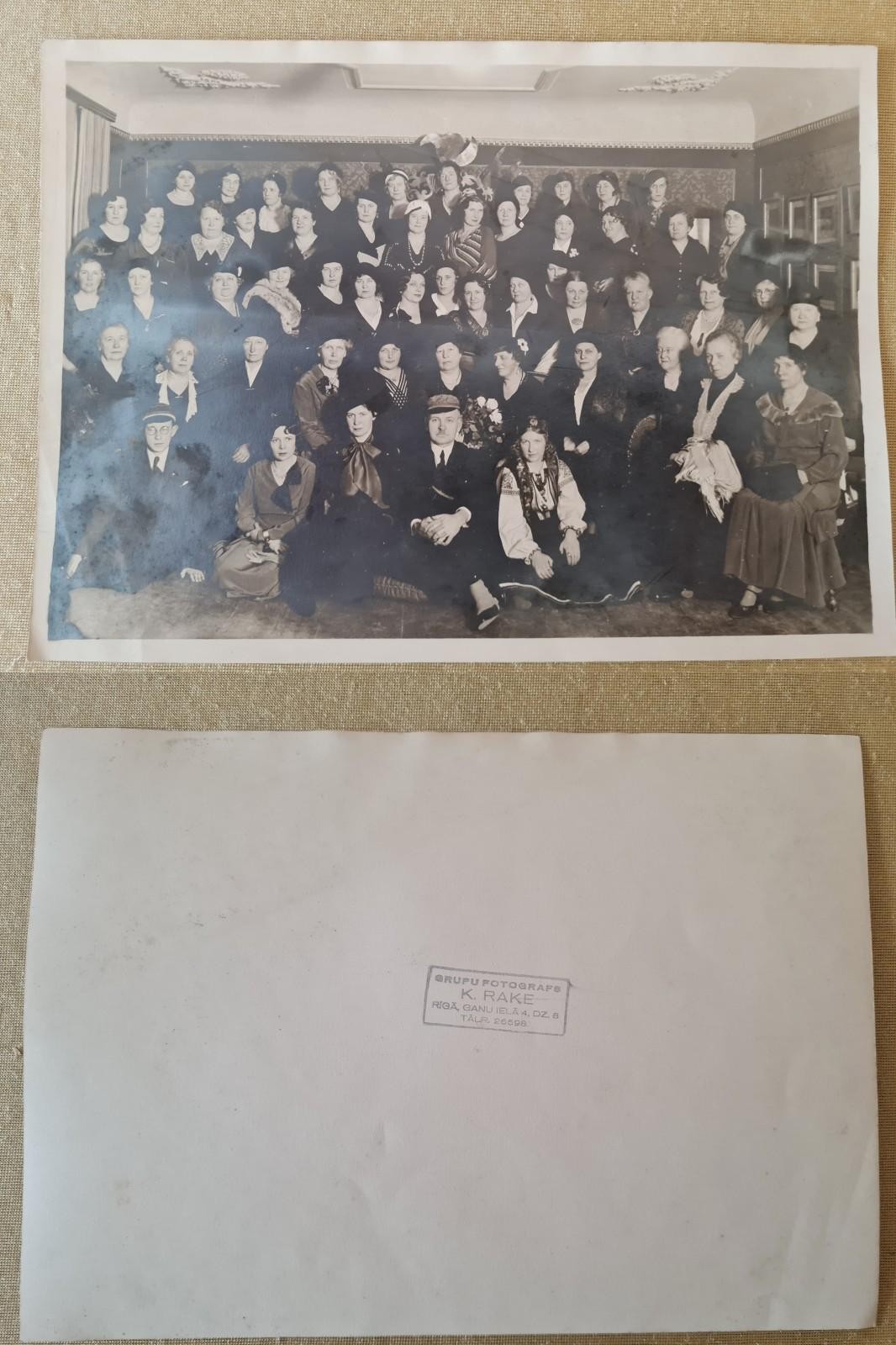 Riga Rīga Ри́га University Group Picture Women and Men 1928 Latvia Latvia