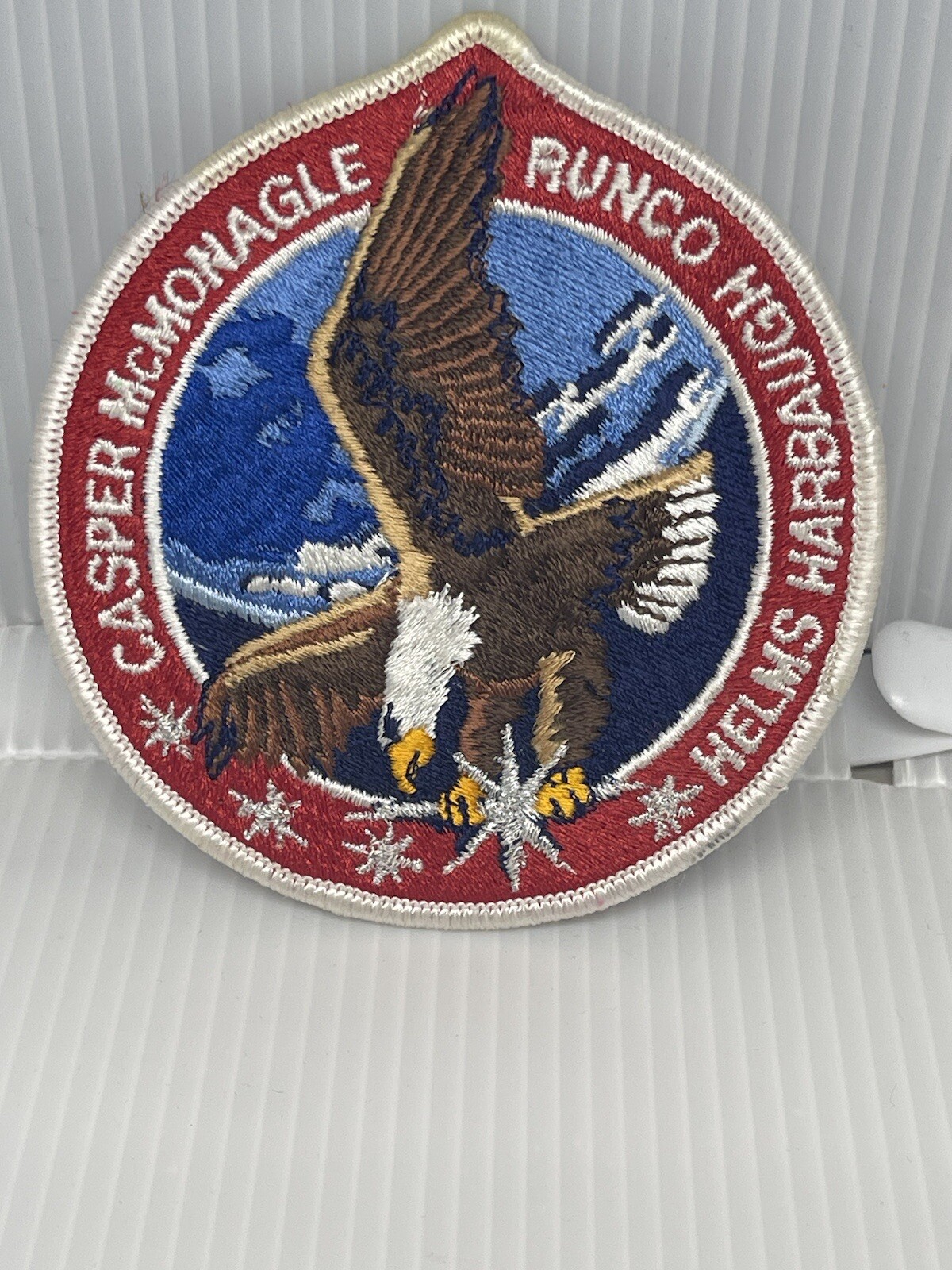 NASA 3” Patch Casper McMonagle Runco Helms Harbaugh American Eagle