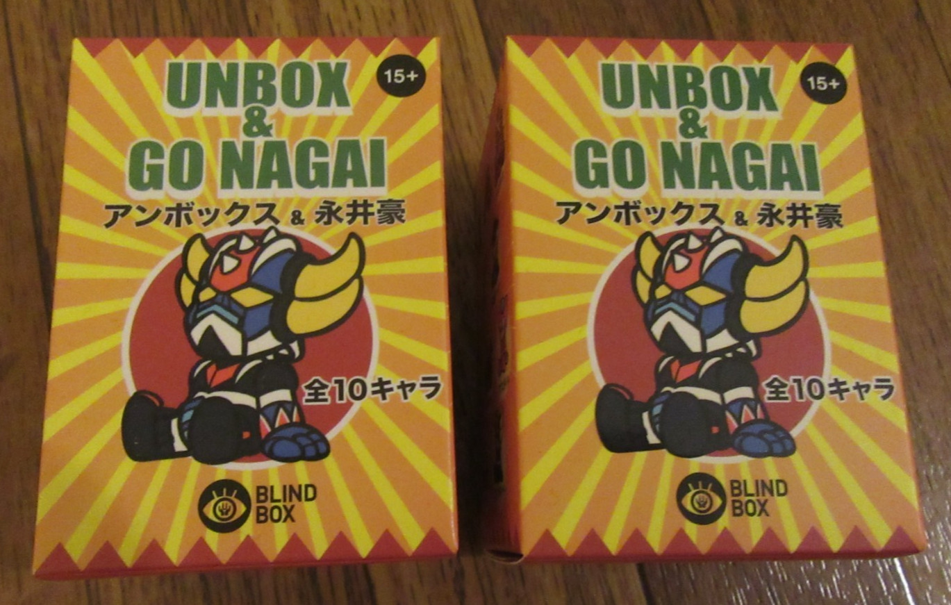 Lot of 2 Unbox Industries Go Nagai Individual Blind Box Figure New NIB Free S&H