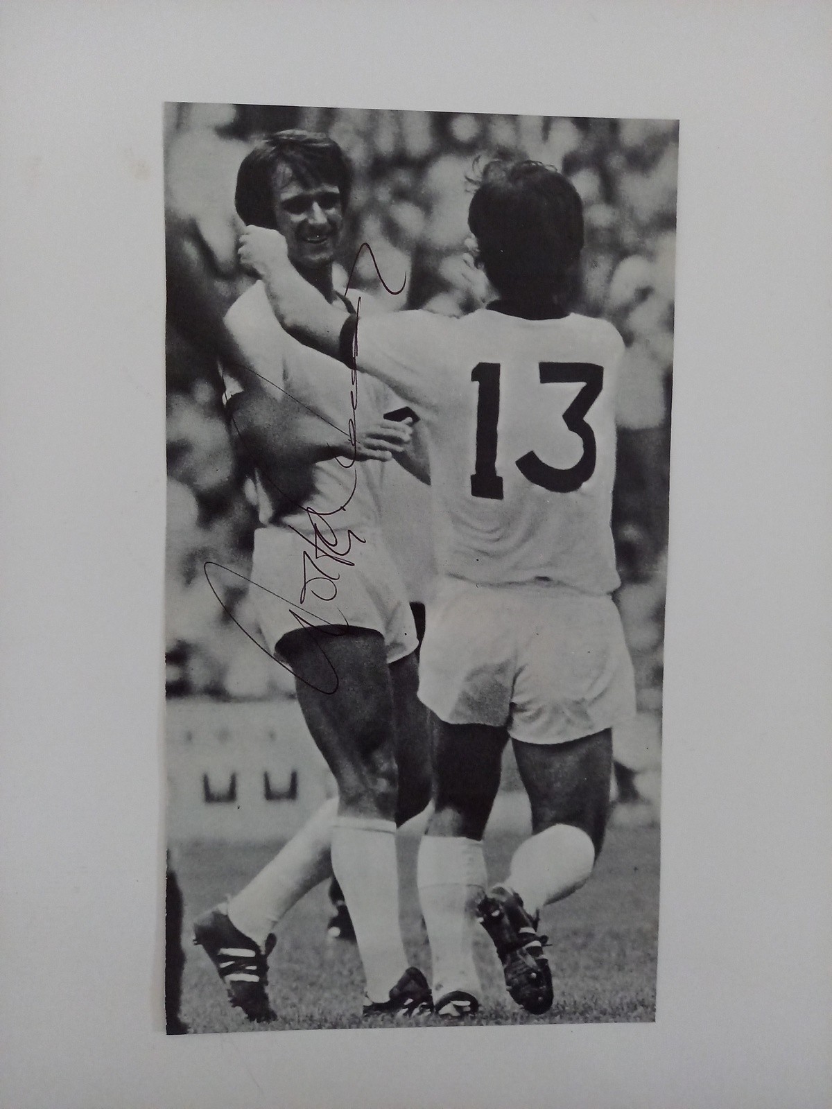Wolfgang Overath - Signed Magazine Image - Original Autograph - Approx 22x12cm - A