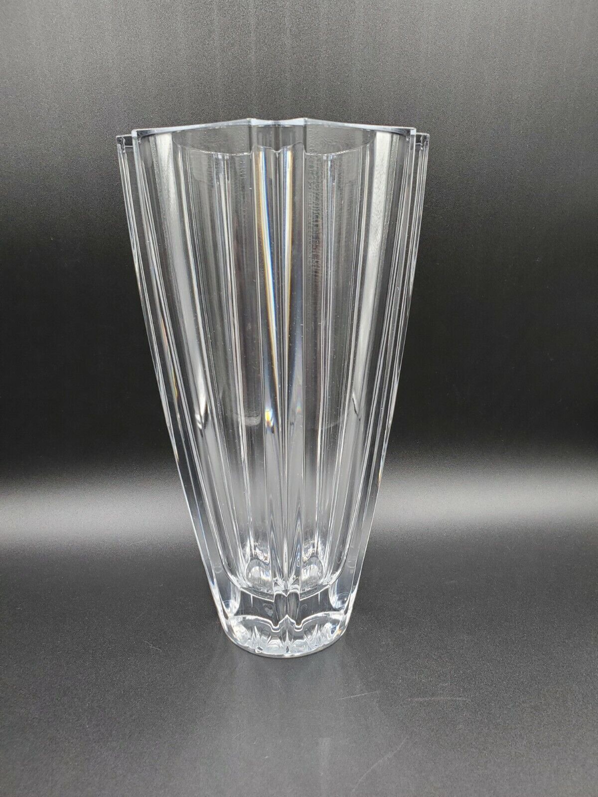 Miller Rogaska crystal vase 11
