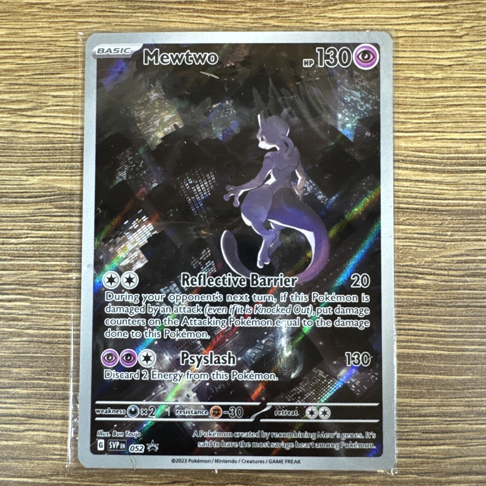 Mewtwo 052 Sv: Scarlet & Violet Promo Cards Holo Sealed 