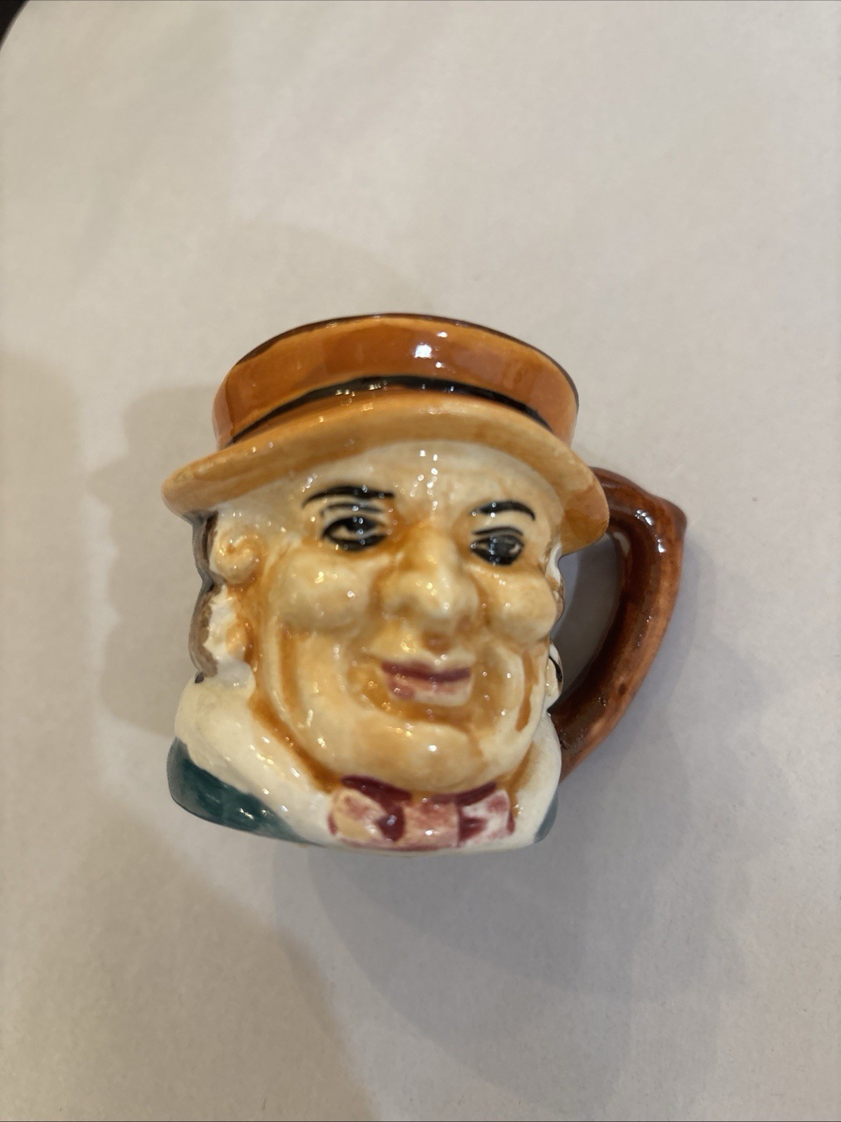 Vintage Smiling Toby Mug Occupied Japan Character Colonial Gentleman 1940s-50s