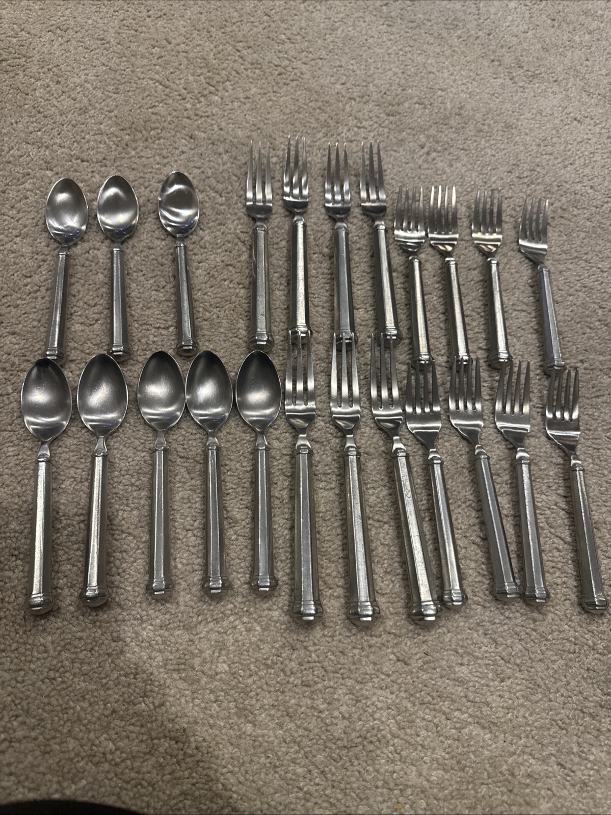 Gorham Octette Pewter Flatware 23 pieces